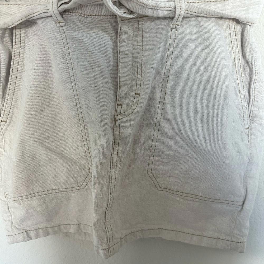 Free People Free People Splendor in the Grass Paper Bag Skirt Oatmeal 6 Size 28" / US 6 / IT 42 - 6 Thumbnail