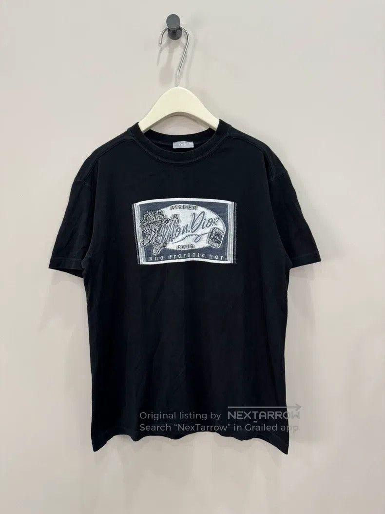 Dior Dior Black stamp slogan short sleeve Size US S / EU 44-46 / 1 - 1 Thumbnail