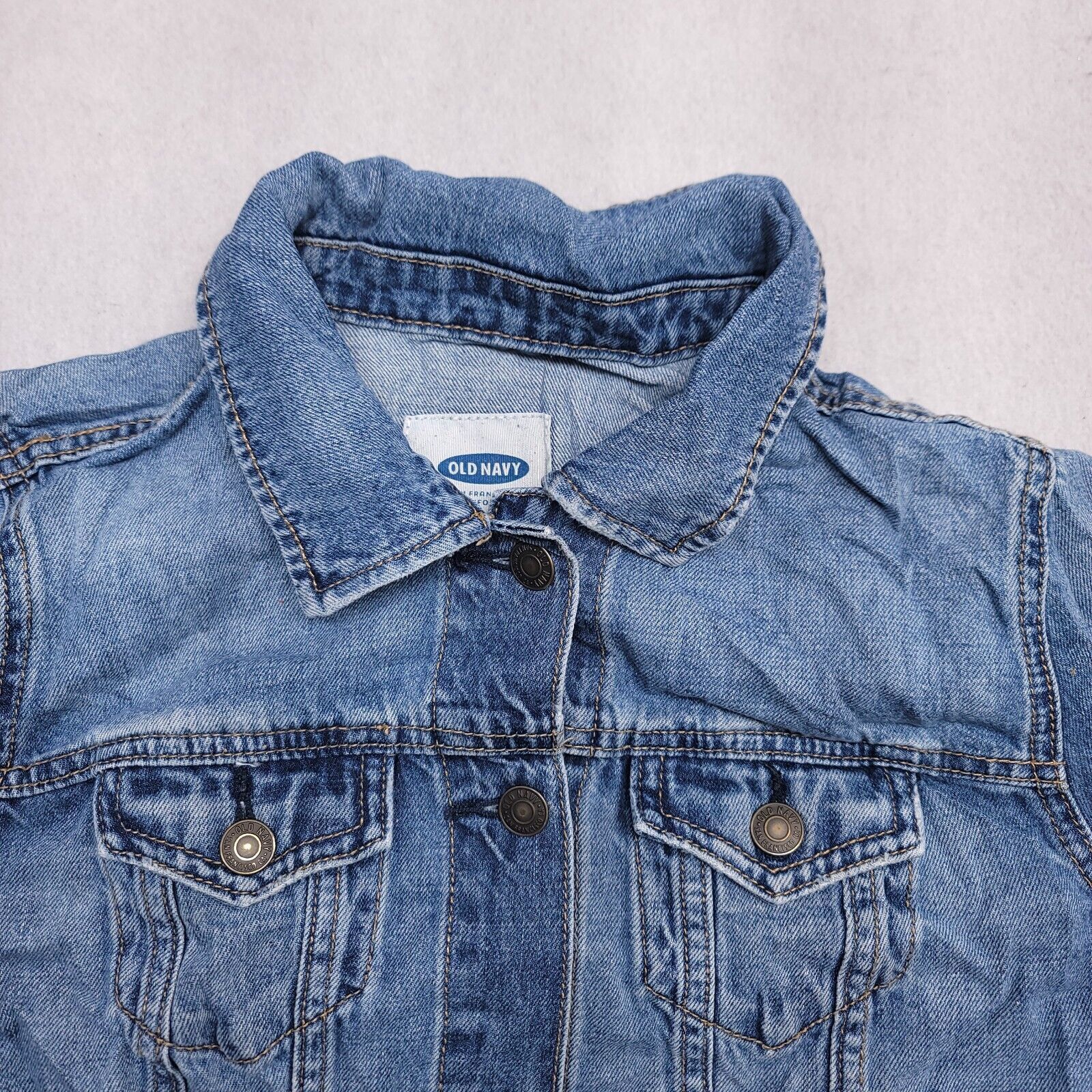 Old Navy Old Navy Casual Button Denim Jean Jacket Womens Size S Blue Size S / US 4 / IT 40 - 1 Thumbnail