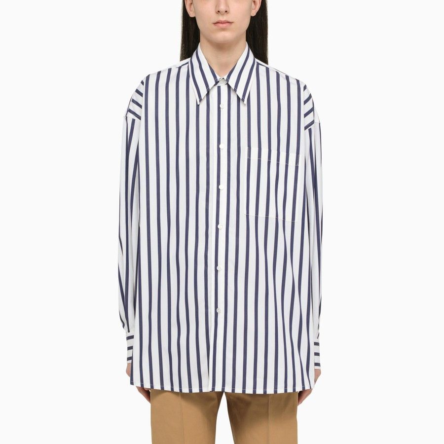 image of Bottega Veneta O1D2Blof01223 Shirt In White, Women's (Size Small)