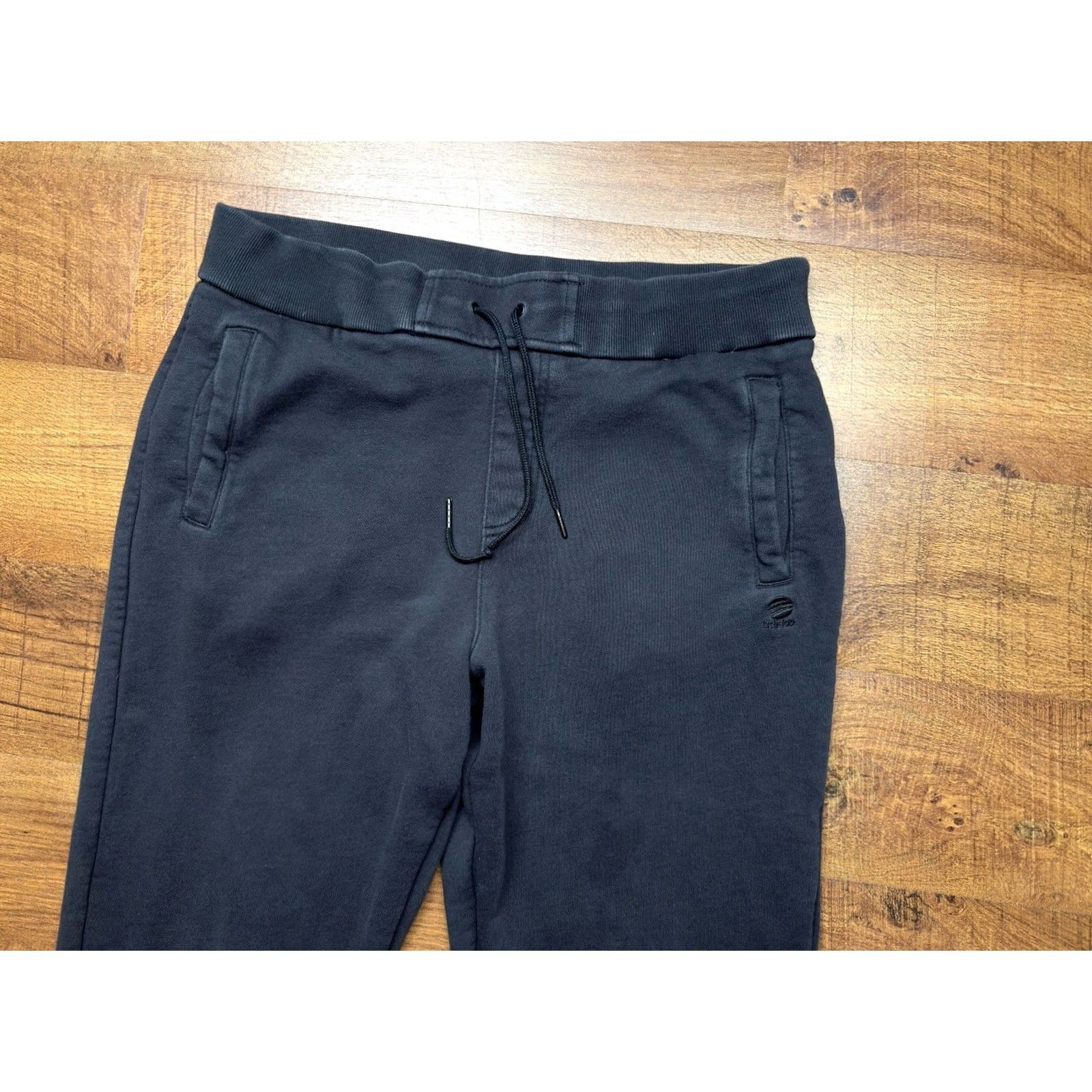 Adidas VTG Adidas SLVR Black Sweatpants Men’s 2XL Heavyweight French Terry Pockets Size US 39 - 2 Thumbnail