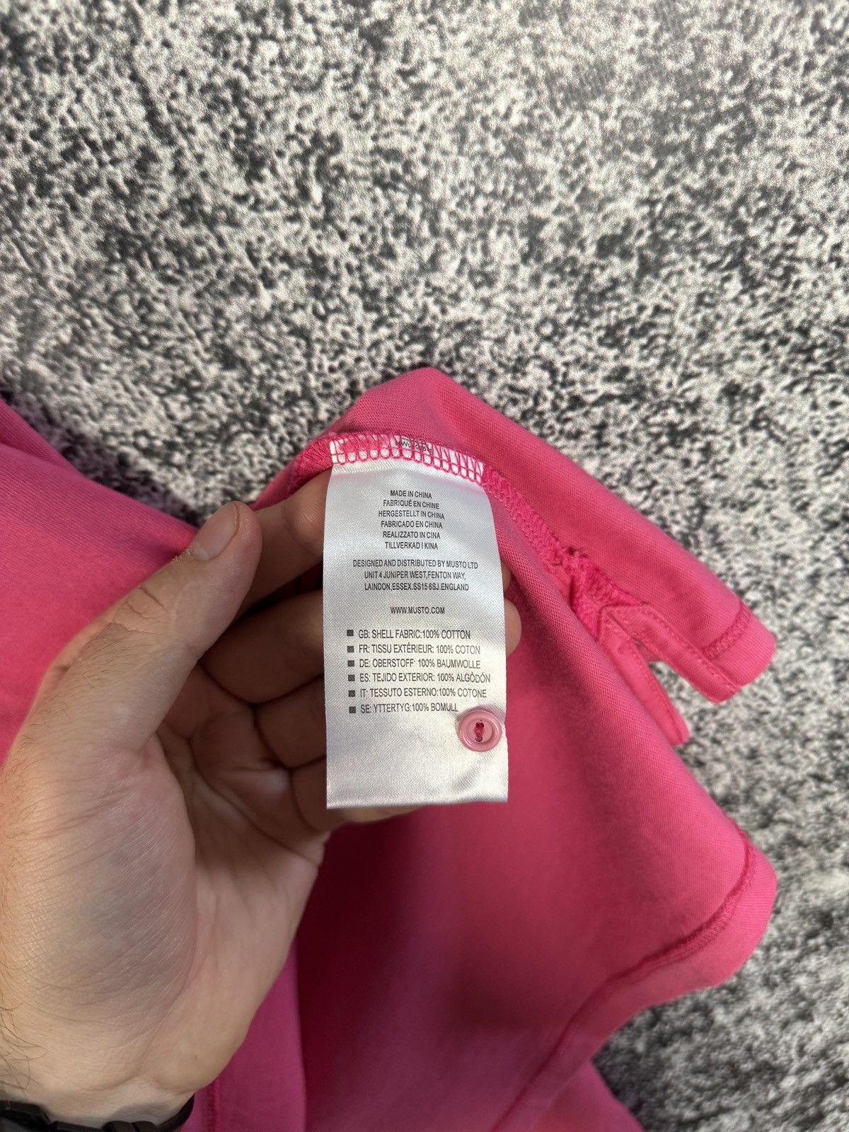 Musto Women’s Musto Long Sleeve Polo Shirt Pink Cotton Size 10 Size M / US 6-8 / IT 42-44 - 9 Thumbnail