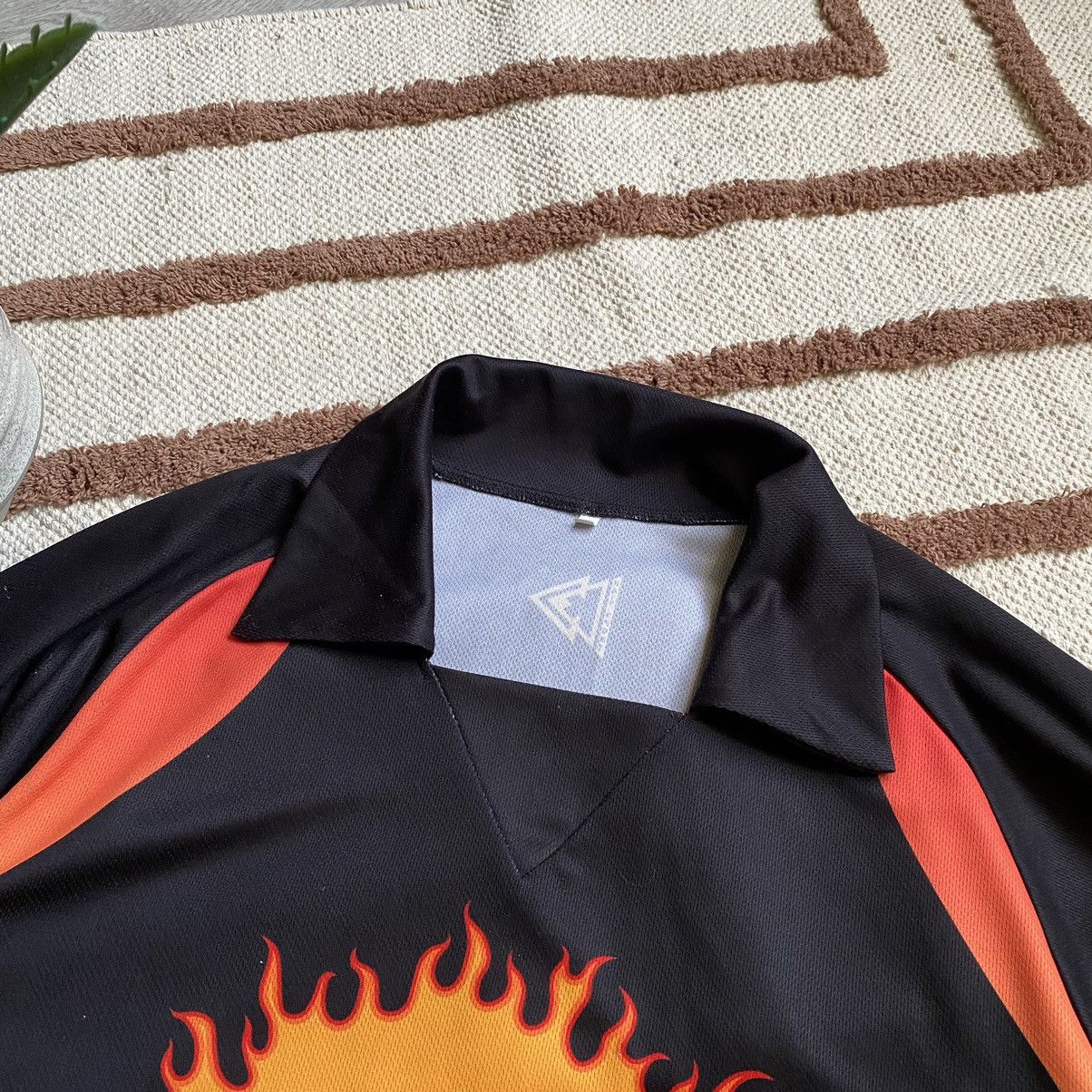 Harley Davidson AMAZING CRAZY HOHOLS UKRAINE MOTO CLUB FIRE JERSEY Size US XL / EU 56 / 4 - 6 Thumbnail
