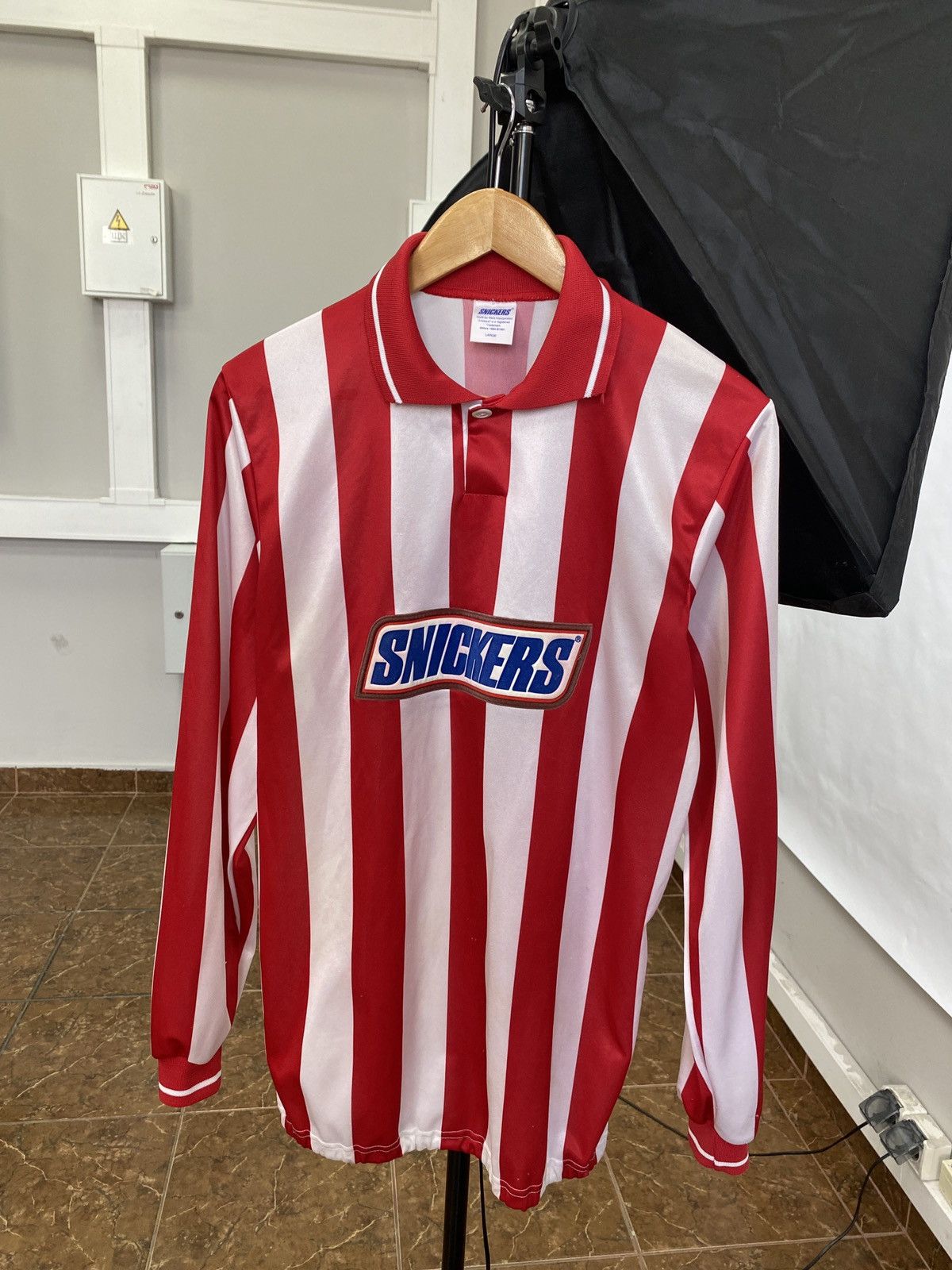 Vintage 1994 Snickers Soccer Jerseys Long Sleeve Rare Retro