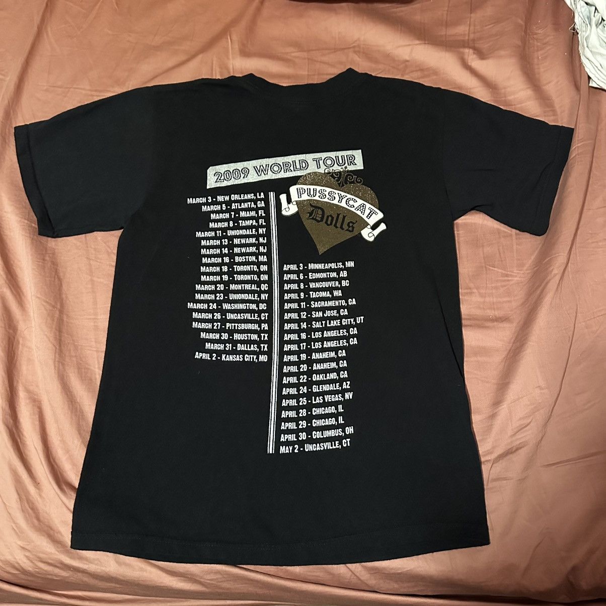 Anvil VTG Y2K Pussycat Dolls Doll Domination Shirt 2009 World Tour Size US S / EU 44-46 / 1 - 6 Thumbnail