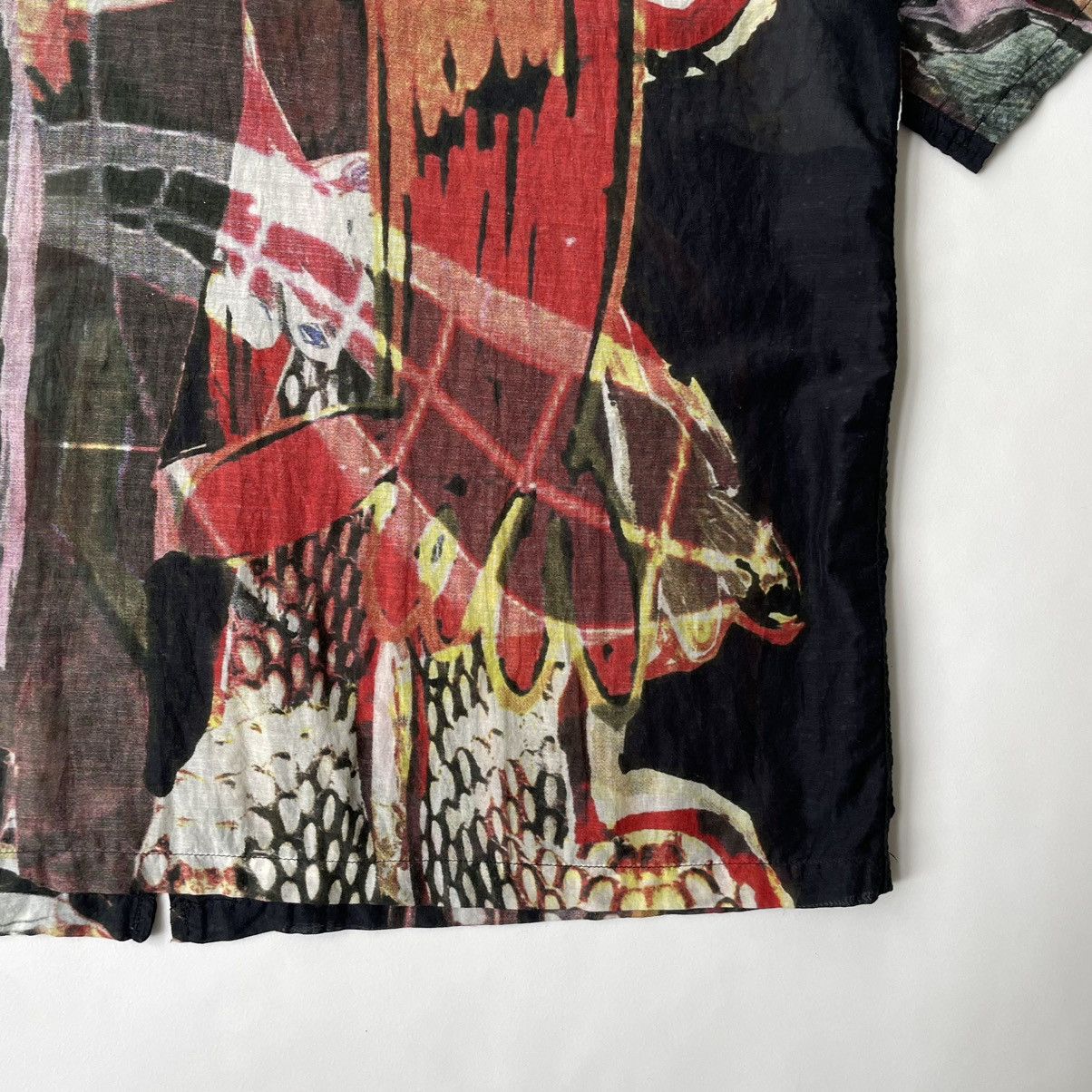 Our Legacy ‘Peace Crowd’ Print Box Shirt Size US M / EU 48-50 / 2 - 18 Thumbnail