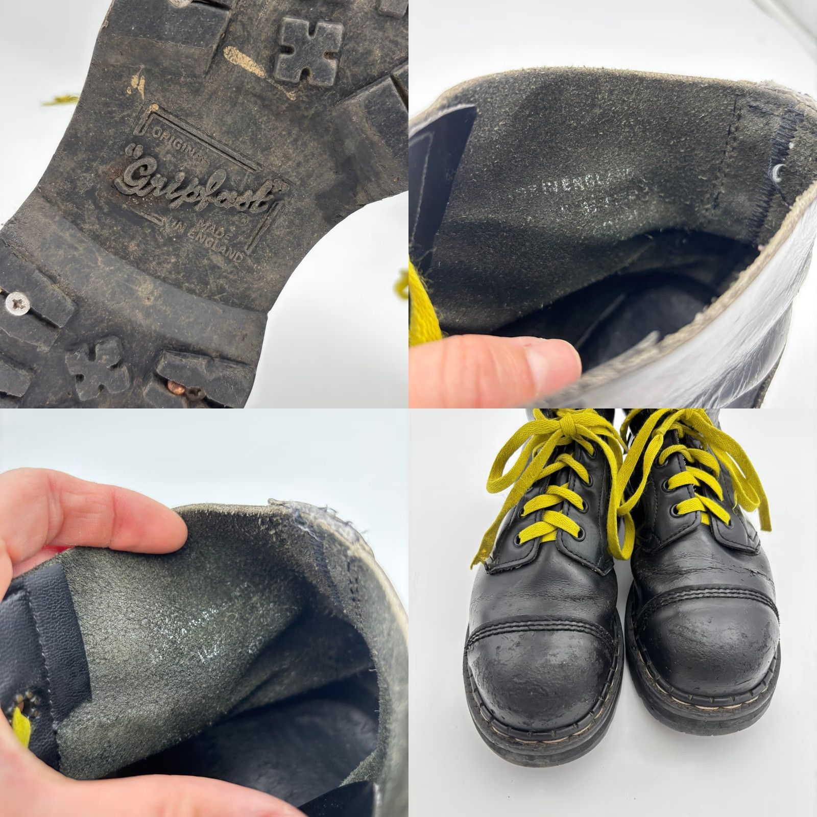 Vintage VINTAGE Gripfast Combat Boots Men 10 Made in England Black Leather Mens 10 Grunge Punk Rock Boots Size US 10 / EU 43 - 8 Thumbnail