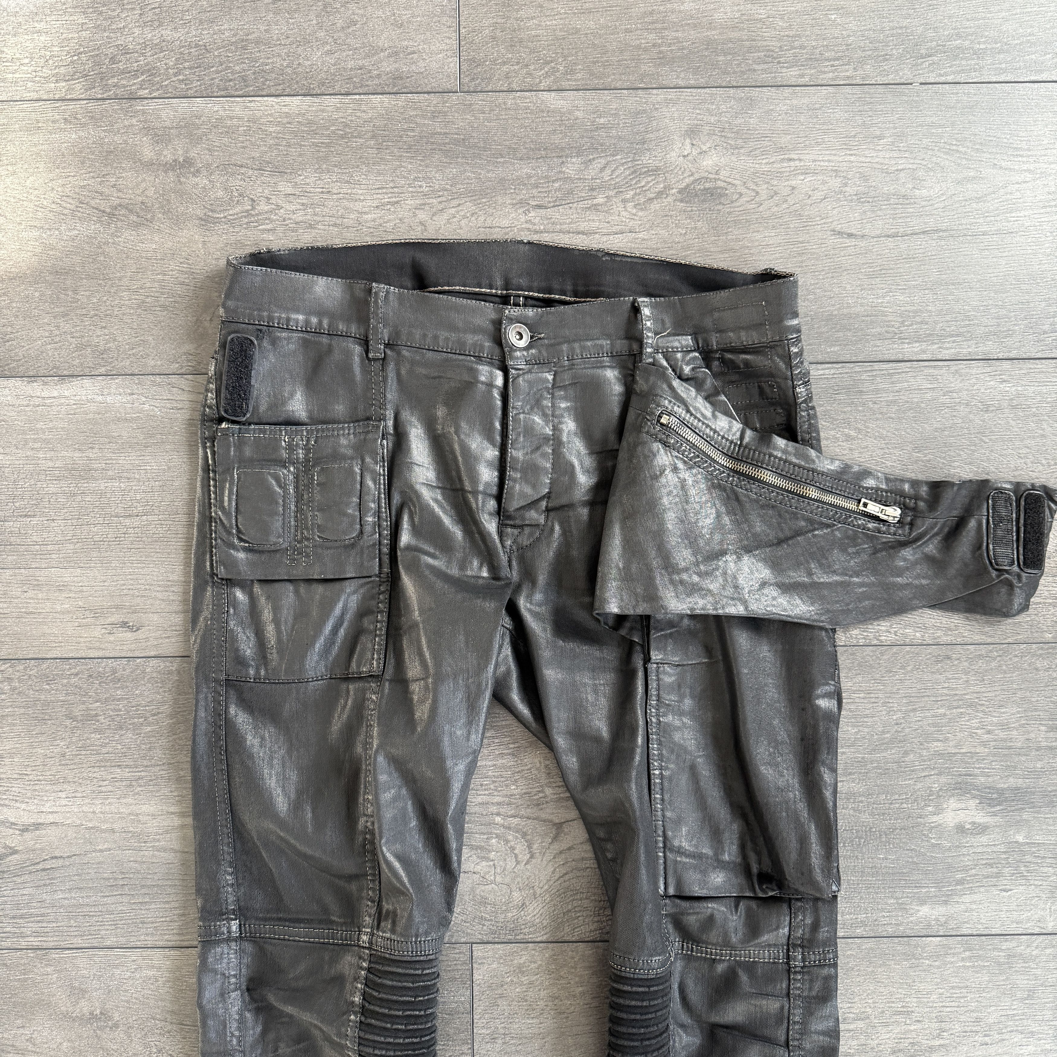 Rick Owens Rick Owens FW15 “Black Wax” Memphis Denim Size US 31 - 4 Thumbnail