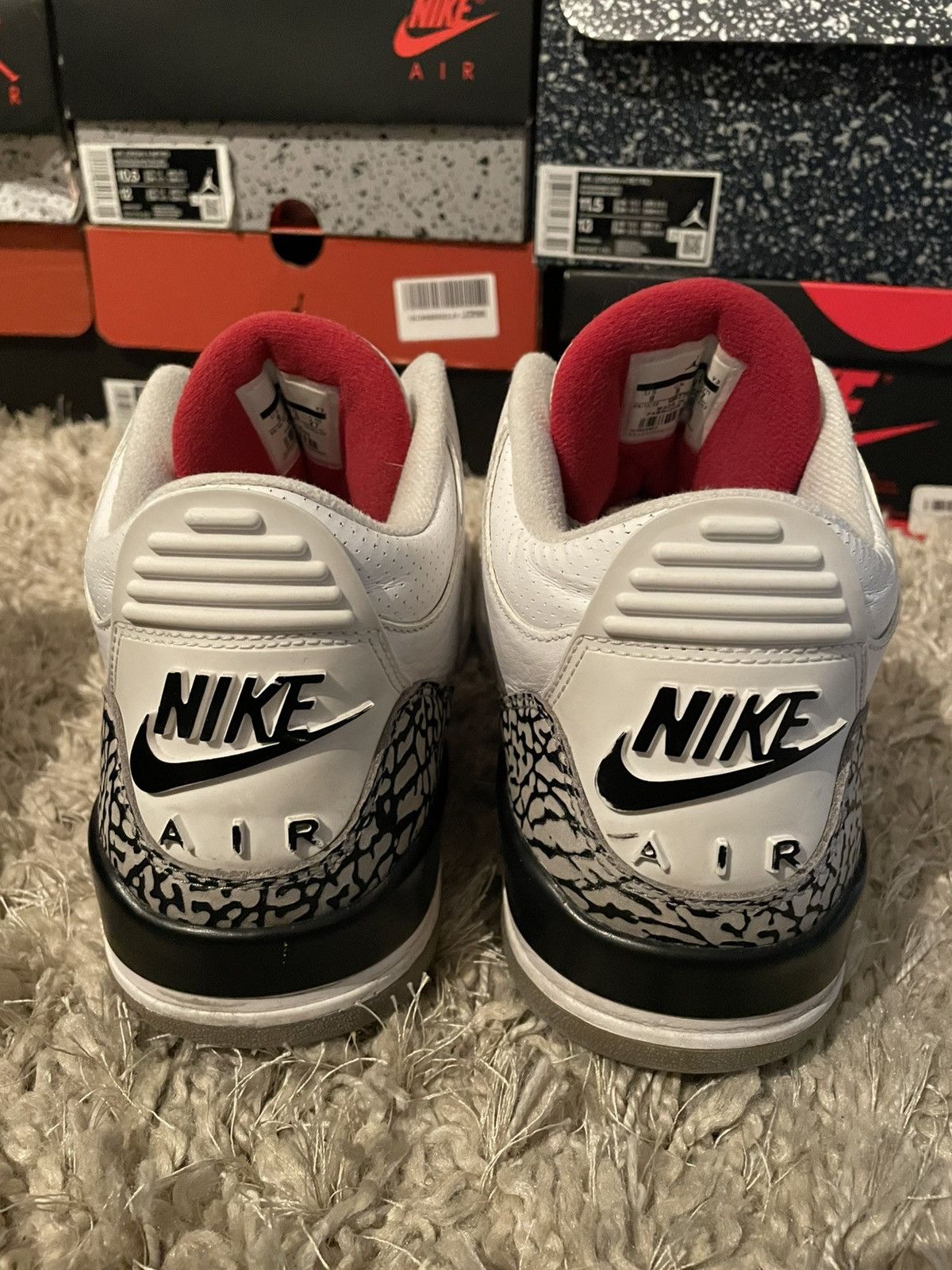 Jordan Brand Jordan 3 White Cement ‘88 Dunk Contest 2013 Size US 9 / EU 42 - 6 Thumbnail