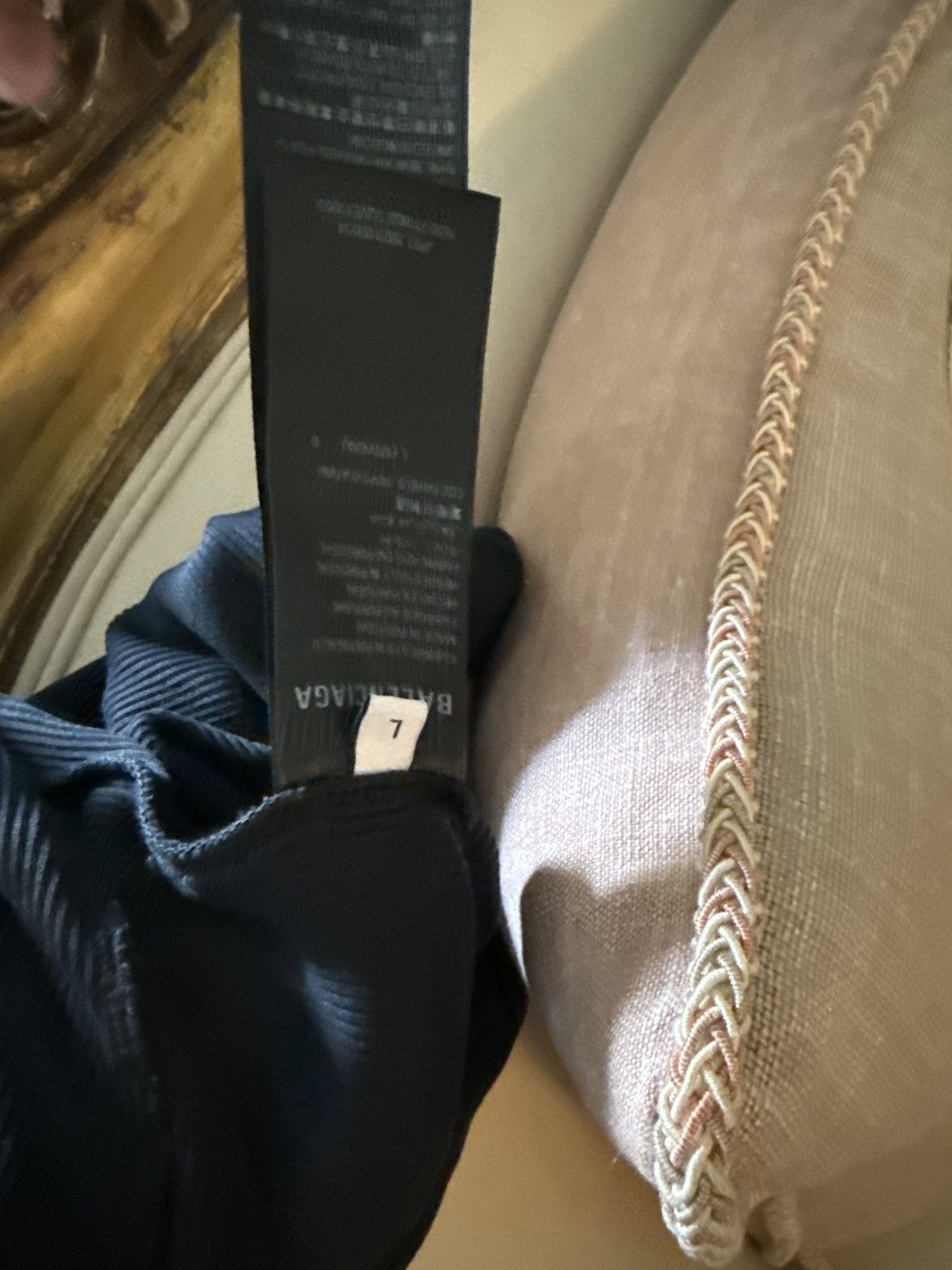 Balenciaga Balenciaga black cotton long gown Size L / US 10 / IT 46 - 12 Thumbnail