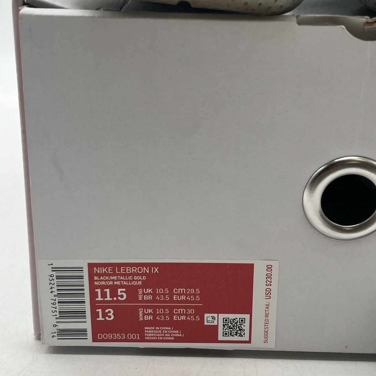 Nike Lebron 9 watch the throne Size US 11.5 / EU 44-45 - 6 Thumbnail