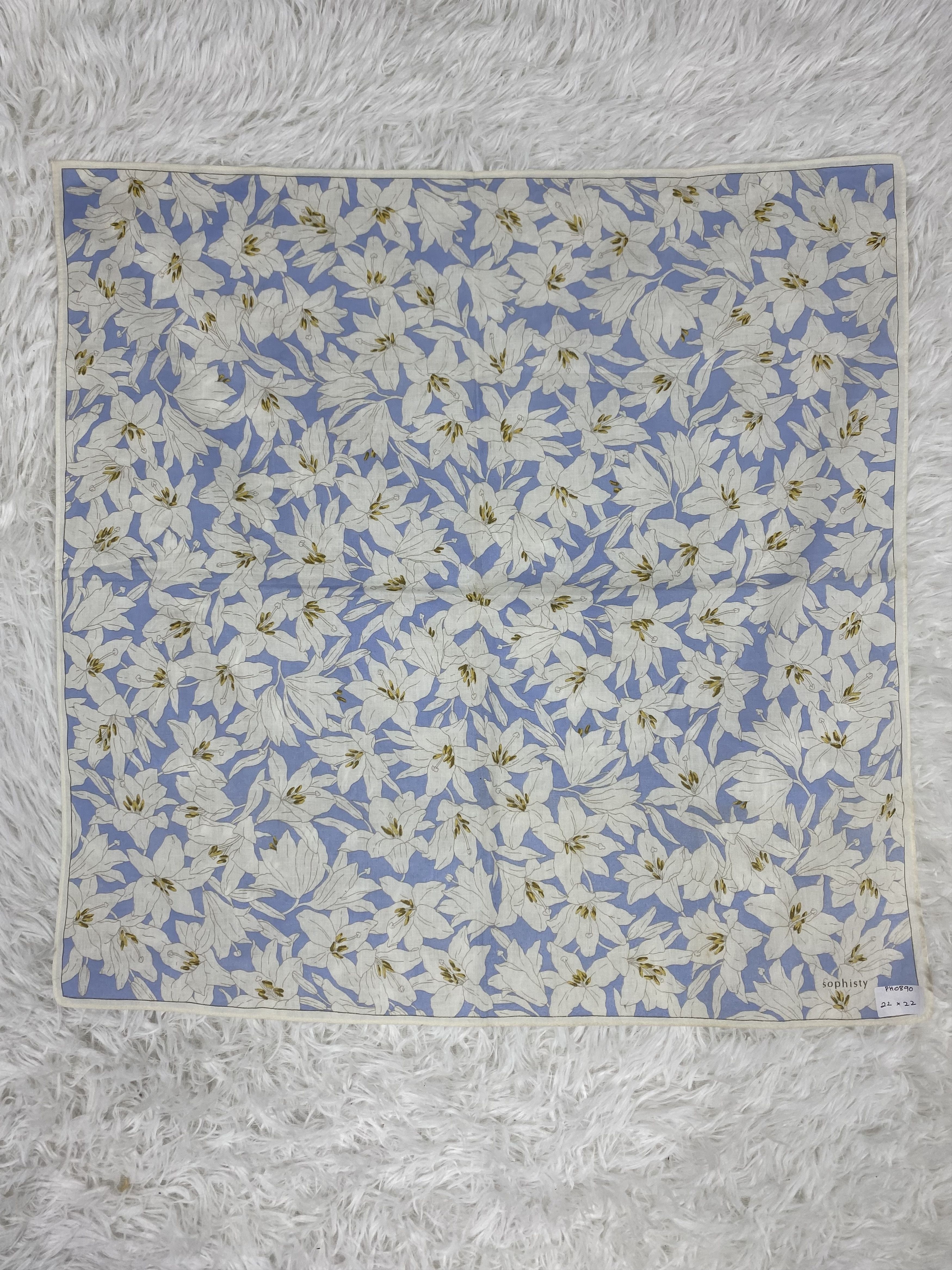 Designer × Vintage Vintage Sophisty Handkerchief Neckerchief PH0890 Size ONE SIZE - 3 Thumbnail
