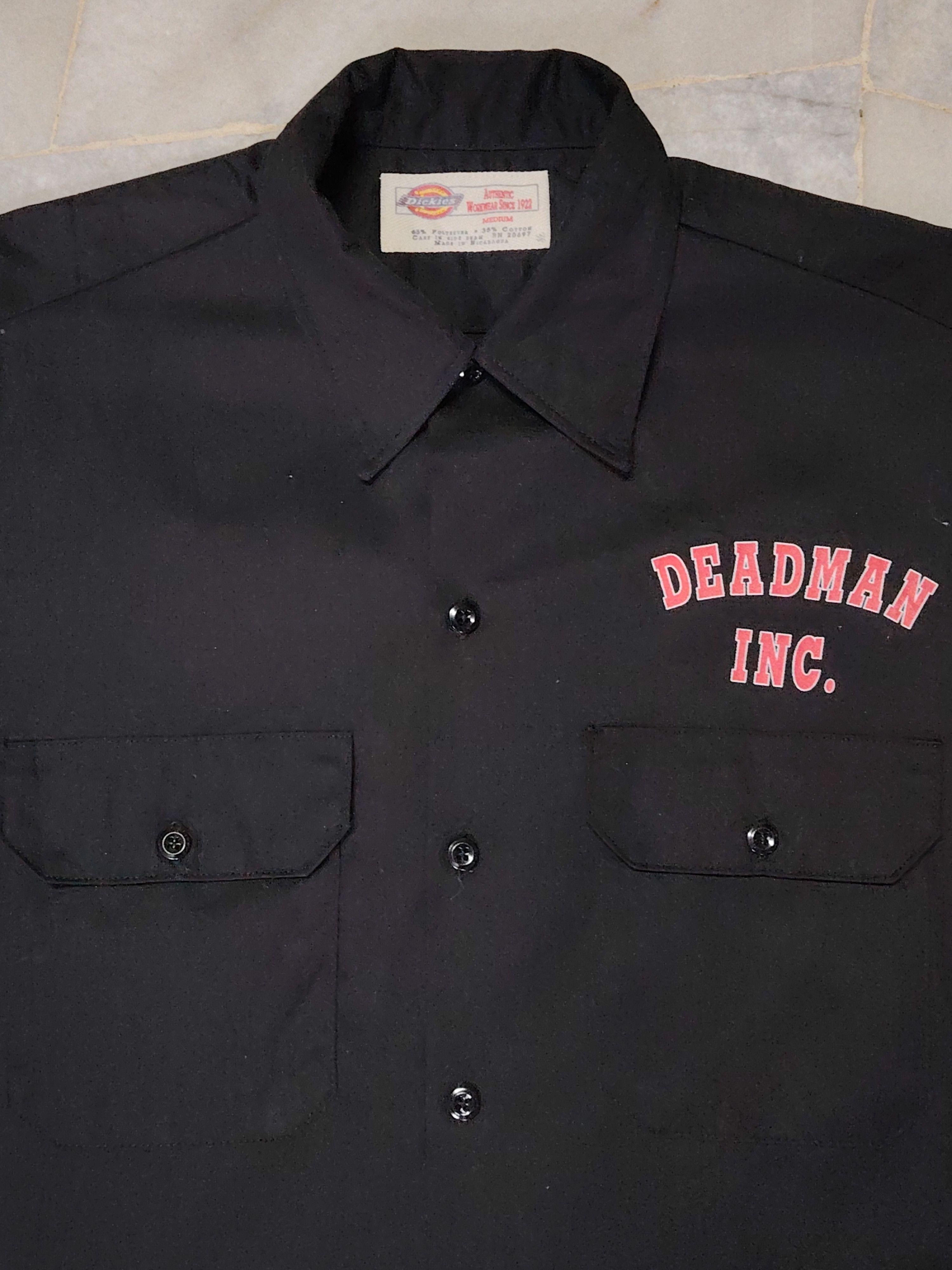 WWF Vintage Undertaker Deadman Inc Dickies shirt Size US M / EU 48-50 / 2 - 3 Thumbnail