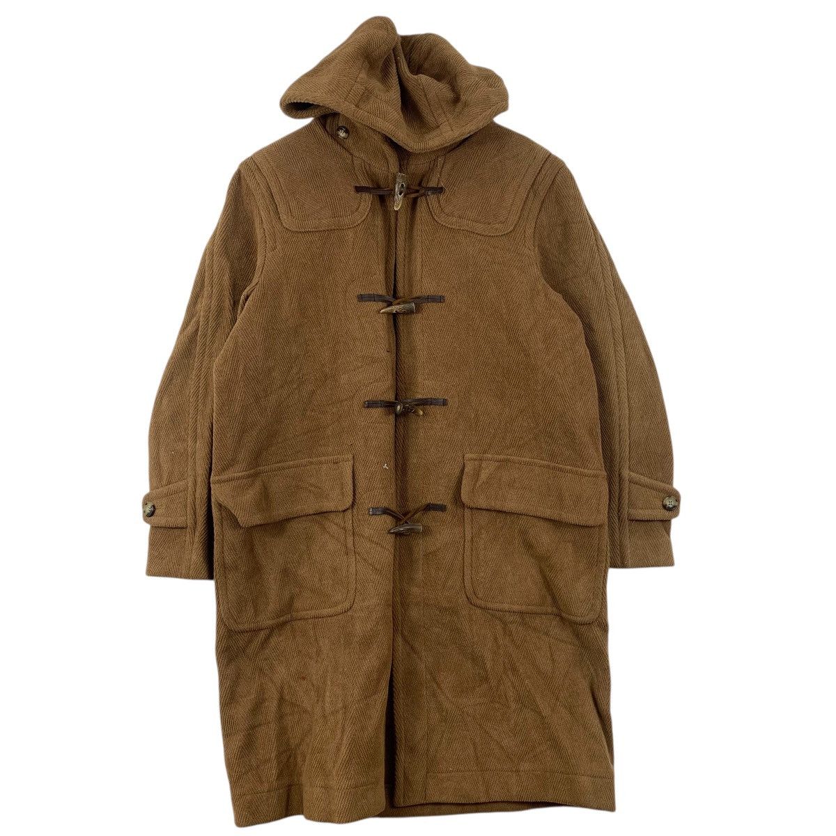 Vintage Vintage TESSUTO VALLOMBROSA x Flying Scotsman Duffle Coat Size L / US 10 / IT 46 - 3 Thumbnail