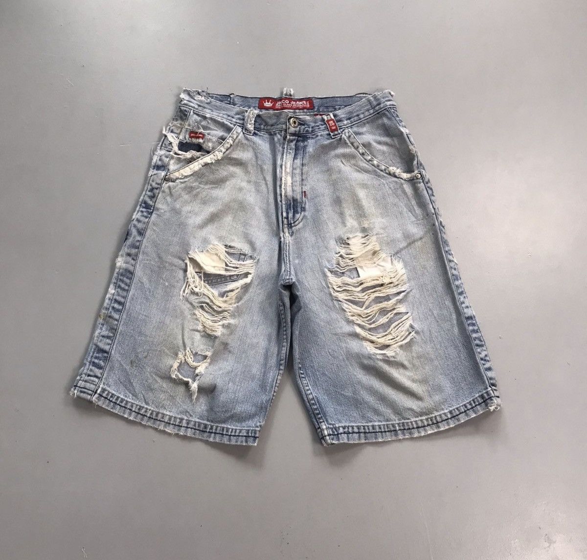 JNCO Vintage jnco 8 ball🎱 denim jorts Size US 34 / EU 50 - 2 Thumbnail