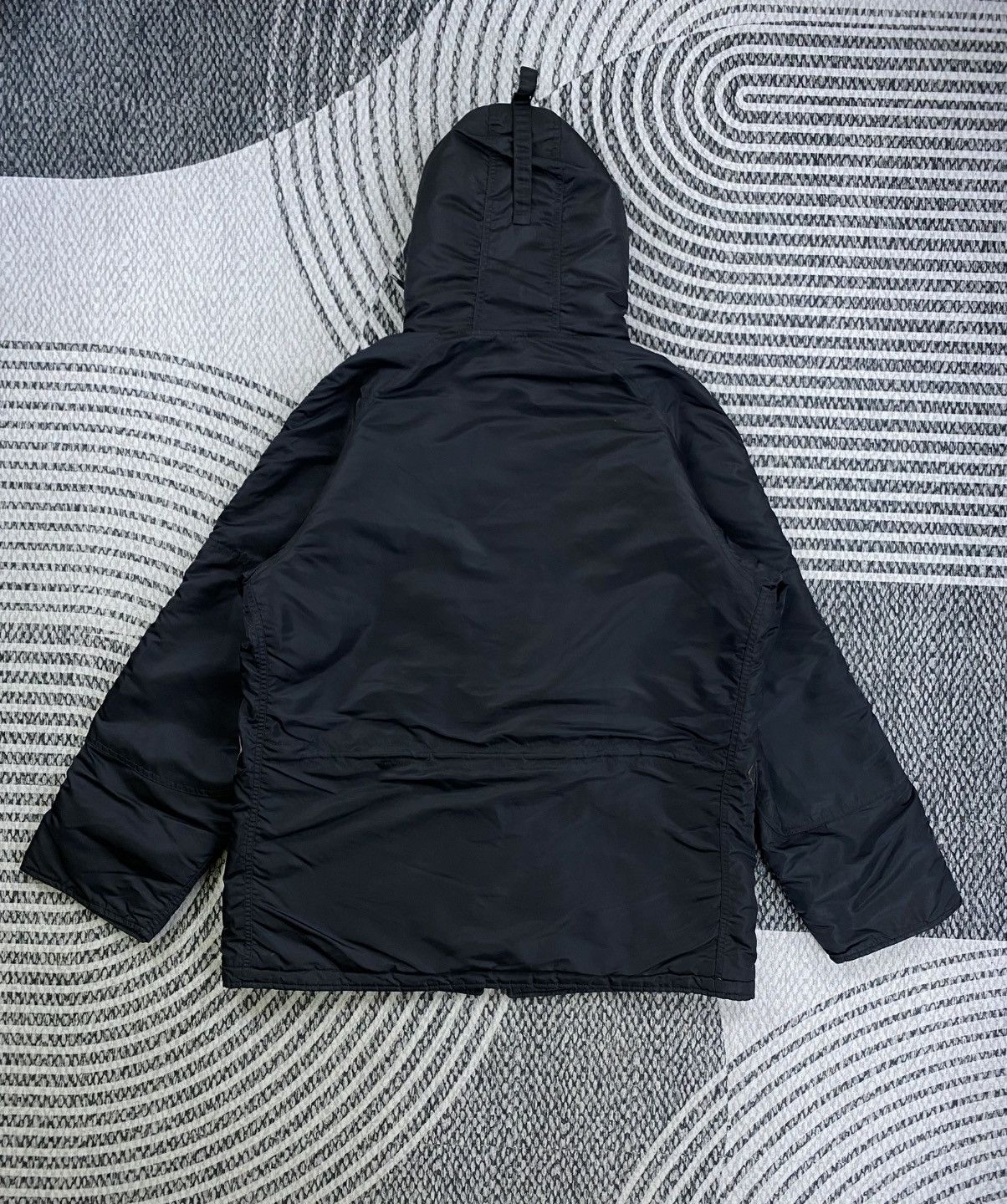 Alpha Industries Vintage Alpha Industries Premium Black Parka Jacket Size US XL / EU 56 / 4 - 2 Thumbnail