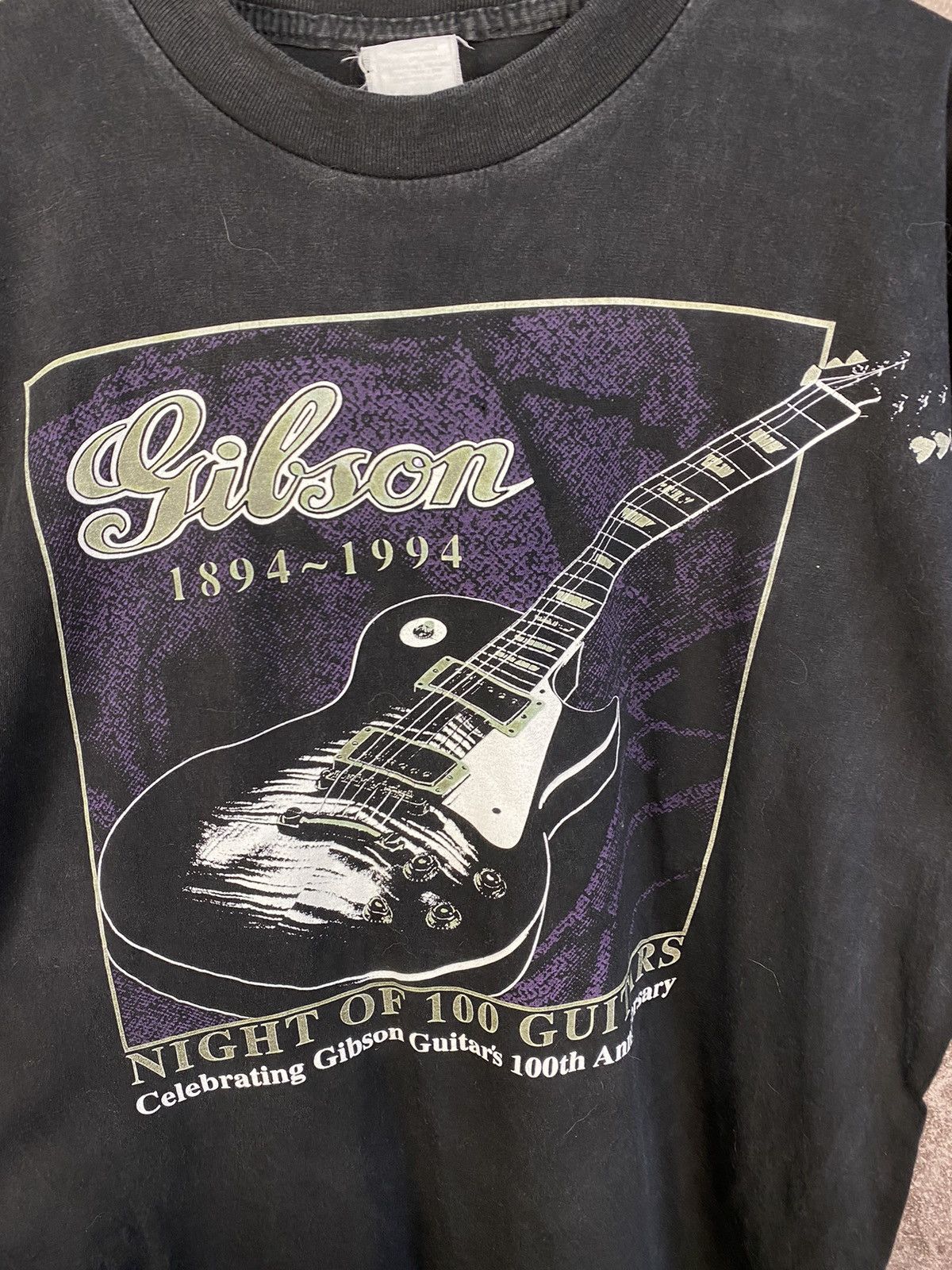 Vintage VINTAGE 90's GIBSON 100 YEARS ANNIVERSARY 1894-1994 TEE Size US XL / EU 56 / 4 - 2 Thumbnail