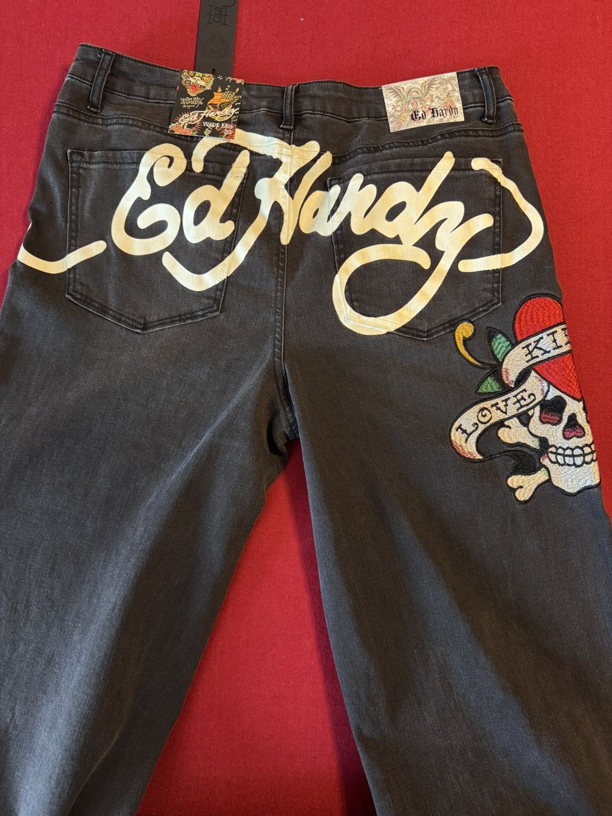 Ed Hardy × Vintage ED HARDY JEANS Size 32" / US 10 / IT 46 - 1 Thumbnail