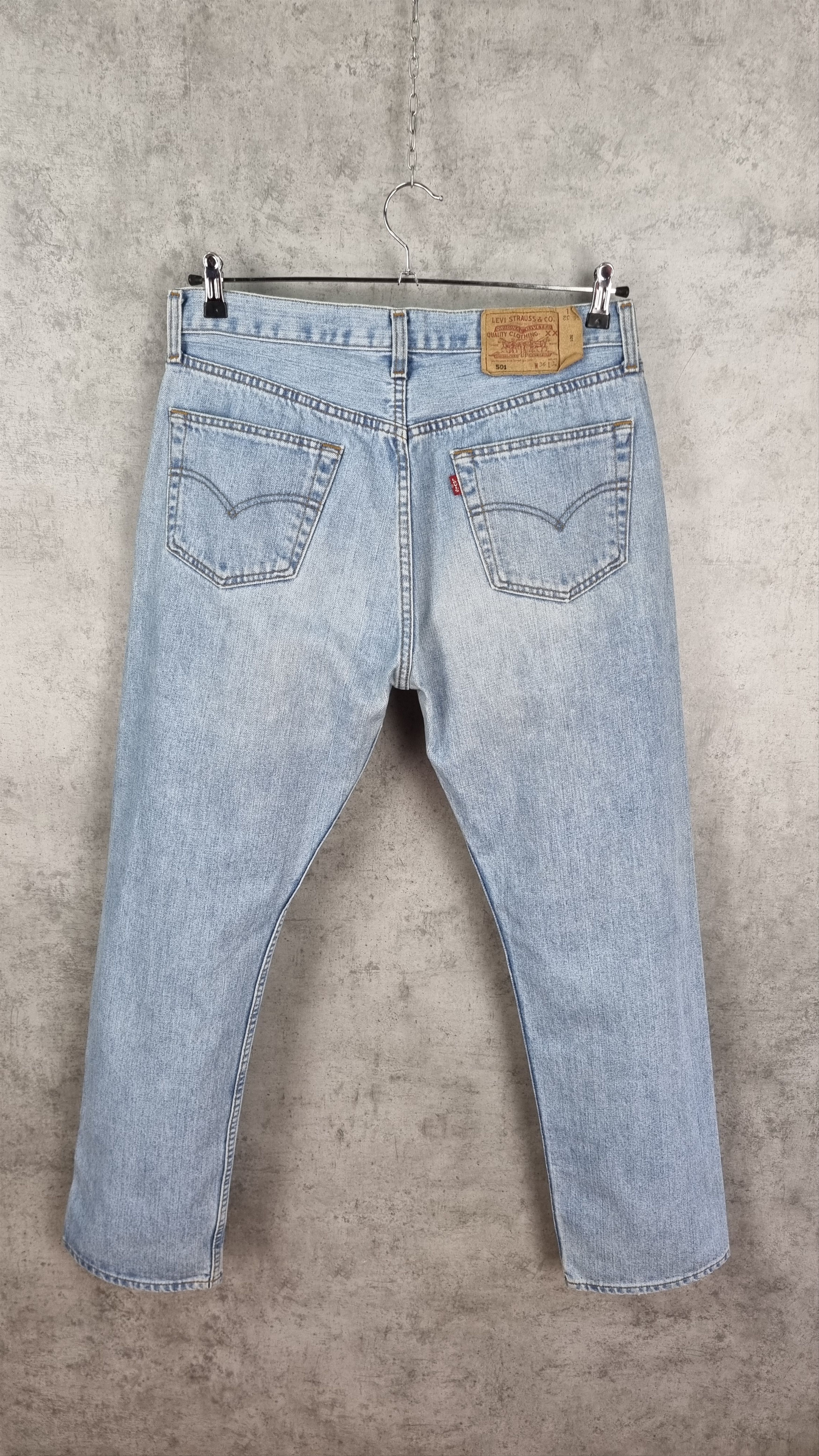 Levi's × Levi's Vintage Clothing × Vintage Levis 501 Magic Blue Vintage Denim Jeans Size US 36 / EU 52 - 23 Thumbnail
