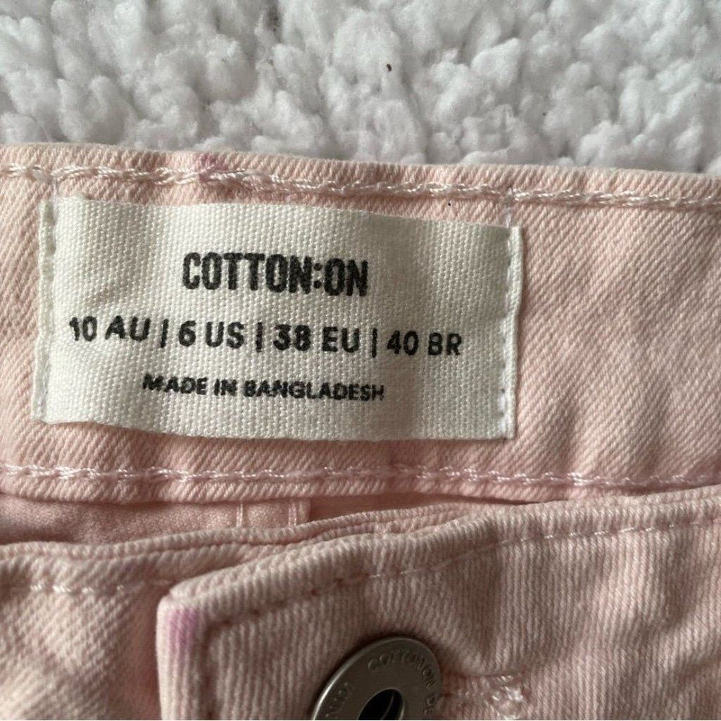 Cotton On Cotton On Original Flare Jean in Soft Pink size 6 Size 28" / US 6 / IT 42 - 6 Thumbnail