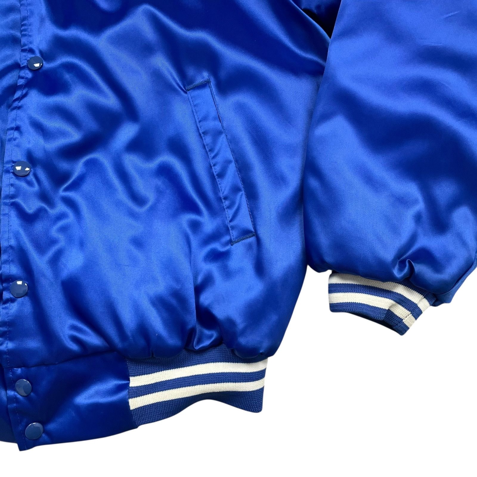MLB VTG 90s LOS ANGELES DODGERS NUTMEG HIDEO NOMO SATIN JACKET Size US L / EU 52-54 / 3 - 3 Thumbnail