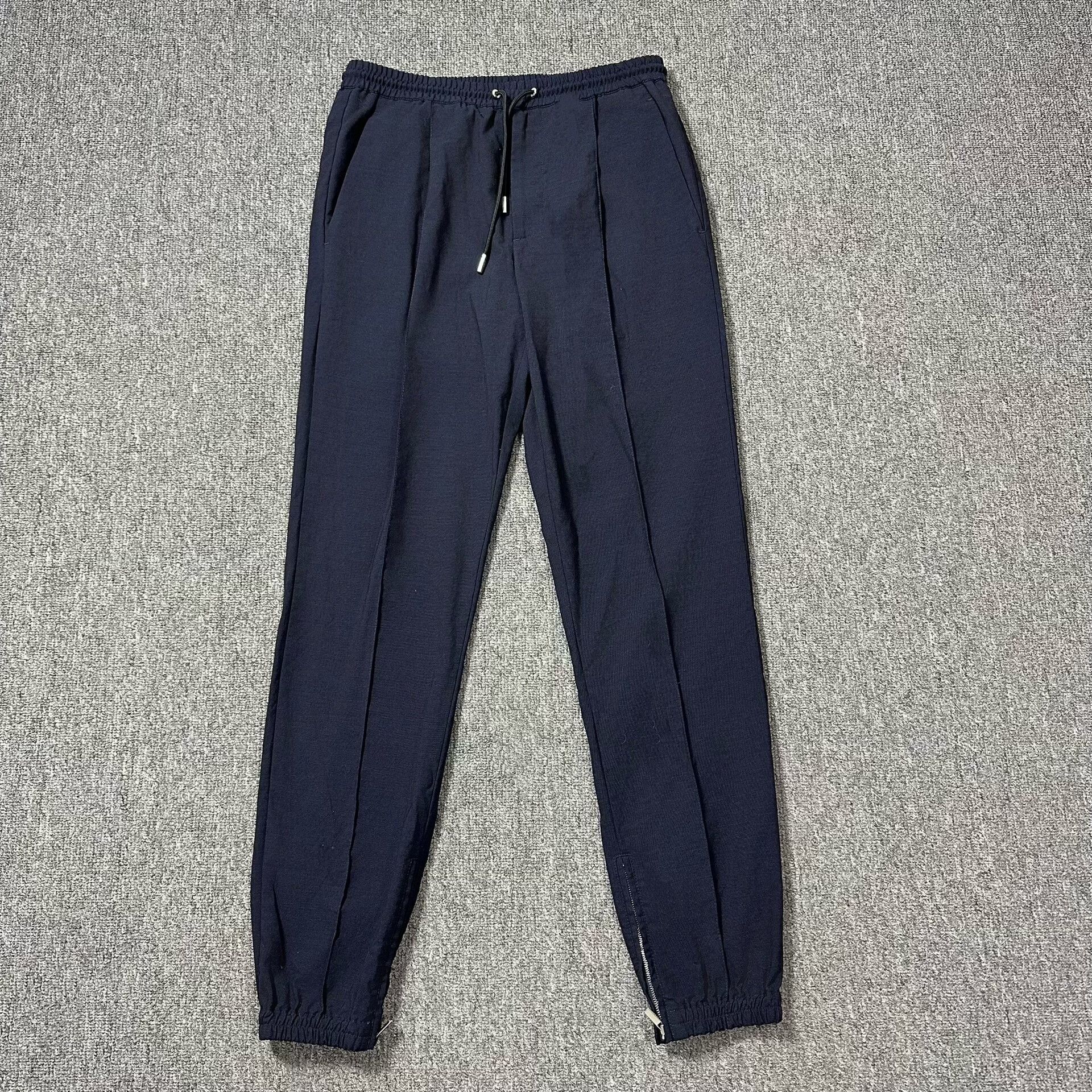 Dior Dior Dark Blue Wool Drawstring Sweatpants Size US 30 / EU 46 - 1 Thumbnail