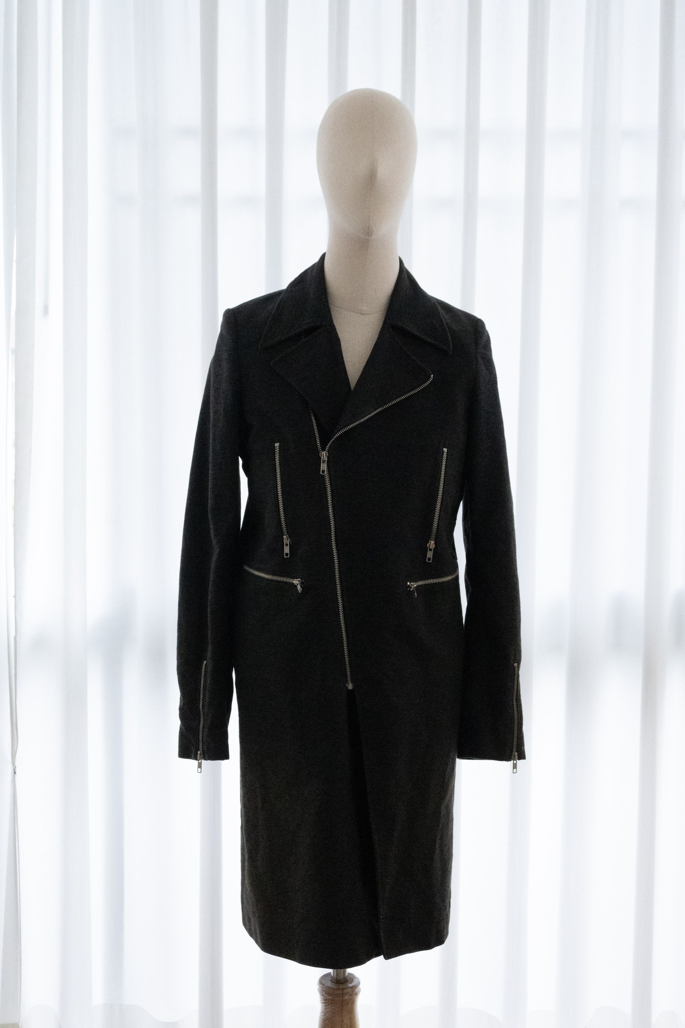 Raf Simons AW1998 Raf Simons “Radioactivity” Biker Coat | Grailed