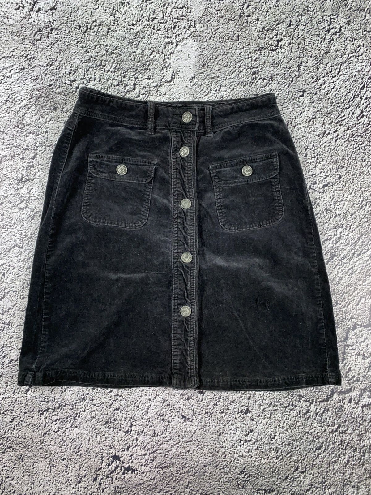 Vintage Y2K corduroy button ups skirt 00s juicy style 38
