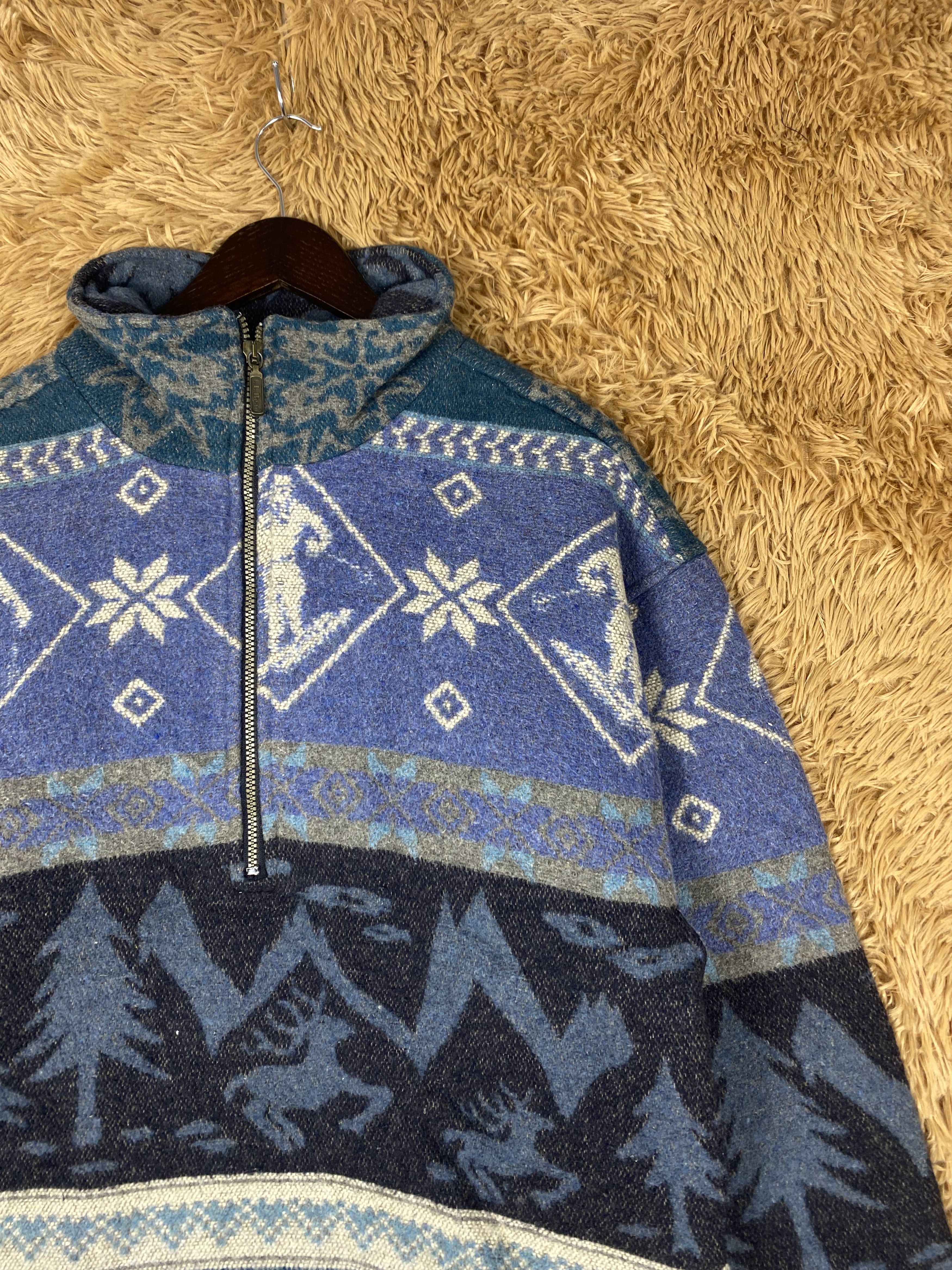 L.L. Bean Vintage L.L. Bean Native Navajo Aztec Jacket DJ1046 Size US M / EU 48-50 / 2 - 3 Thumbnail