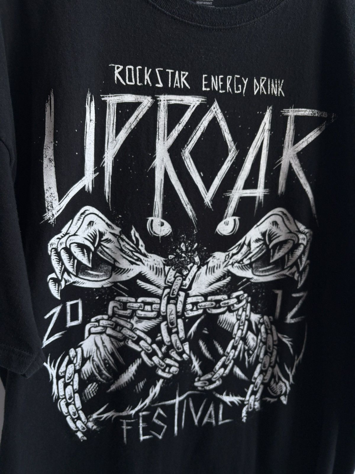 Band Tees Rockstar Uproar Music Festival 2012 Metal Band T-shirt Size US XXL / EU 58 / 5 - 2 Thumbnail