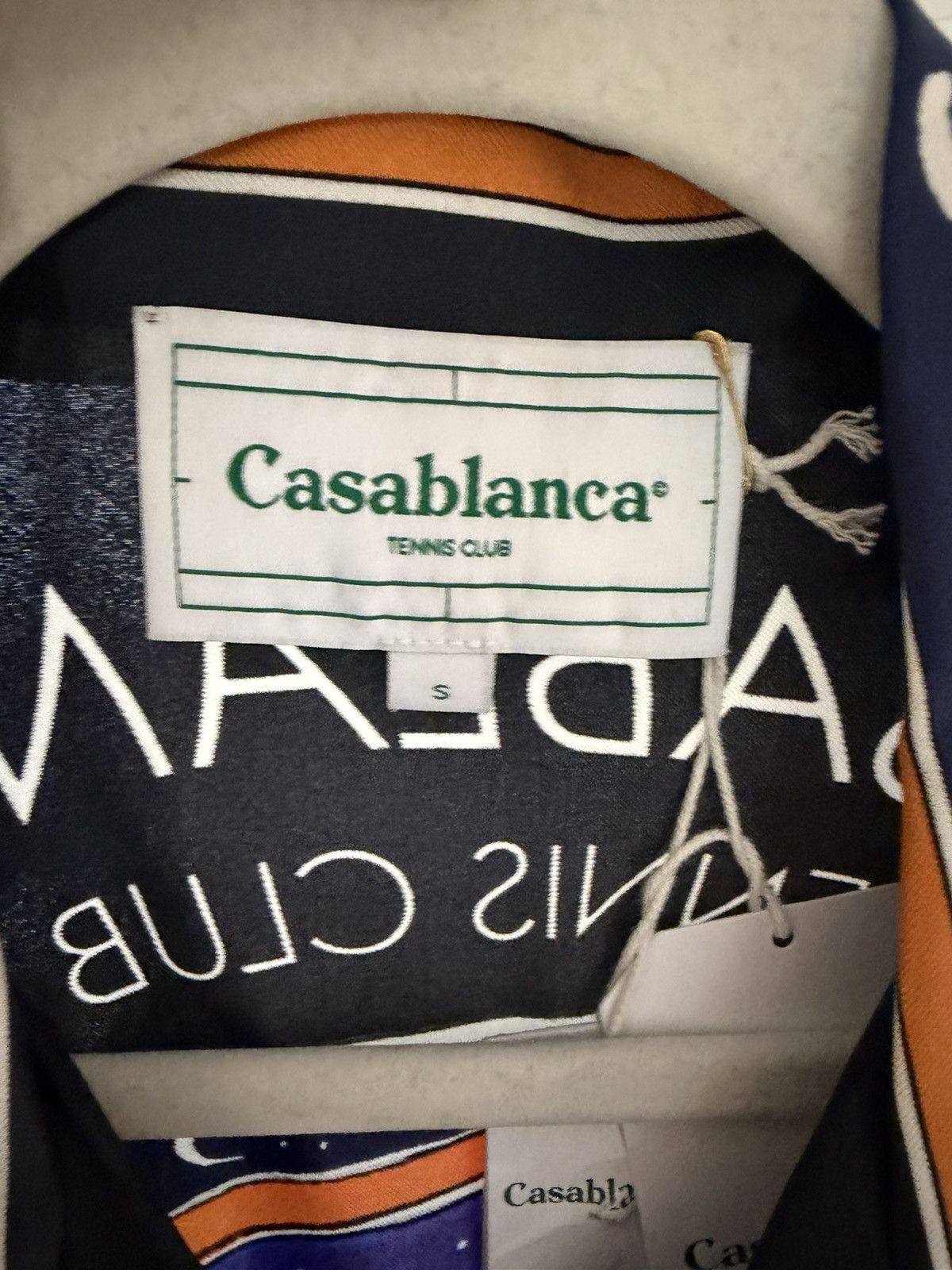 Casablanca CASABLANCA L’Arche Du Desert Nuit Cuban Collar Silk Shirt Size US S / EU 44-46 / 1 - 3 Thumbnail