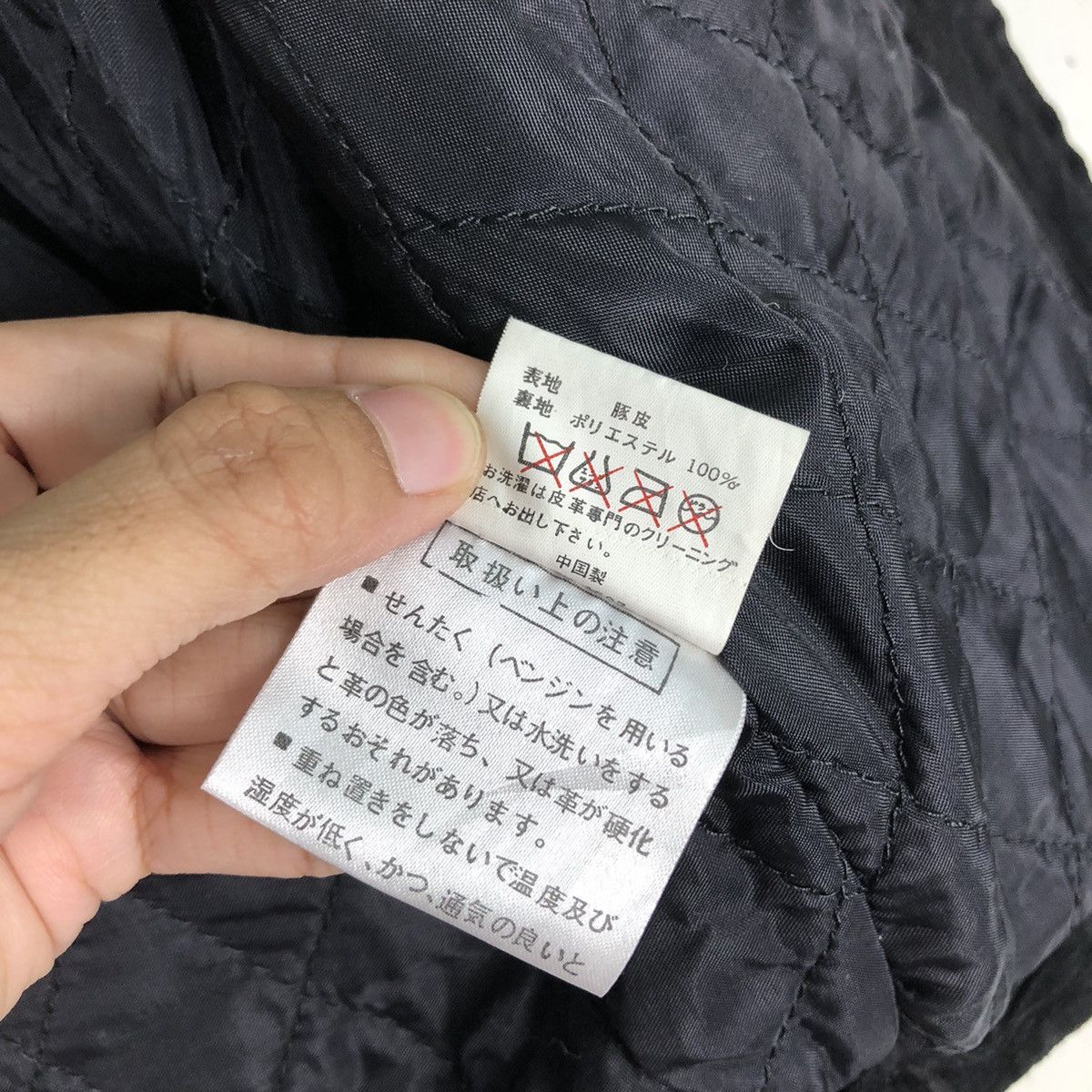 Japanese Brand 🔥Vtg Cropped Leather Jacket Biker Home Made Pelle Pelle Size US M / EU 48-50 / 2 - 18 Thumbnail
