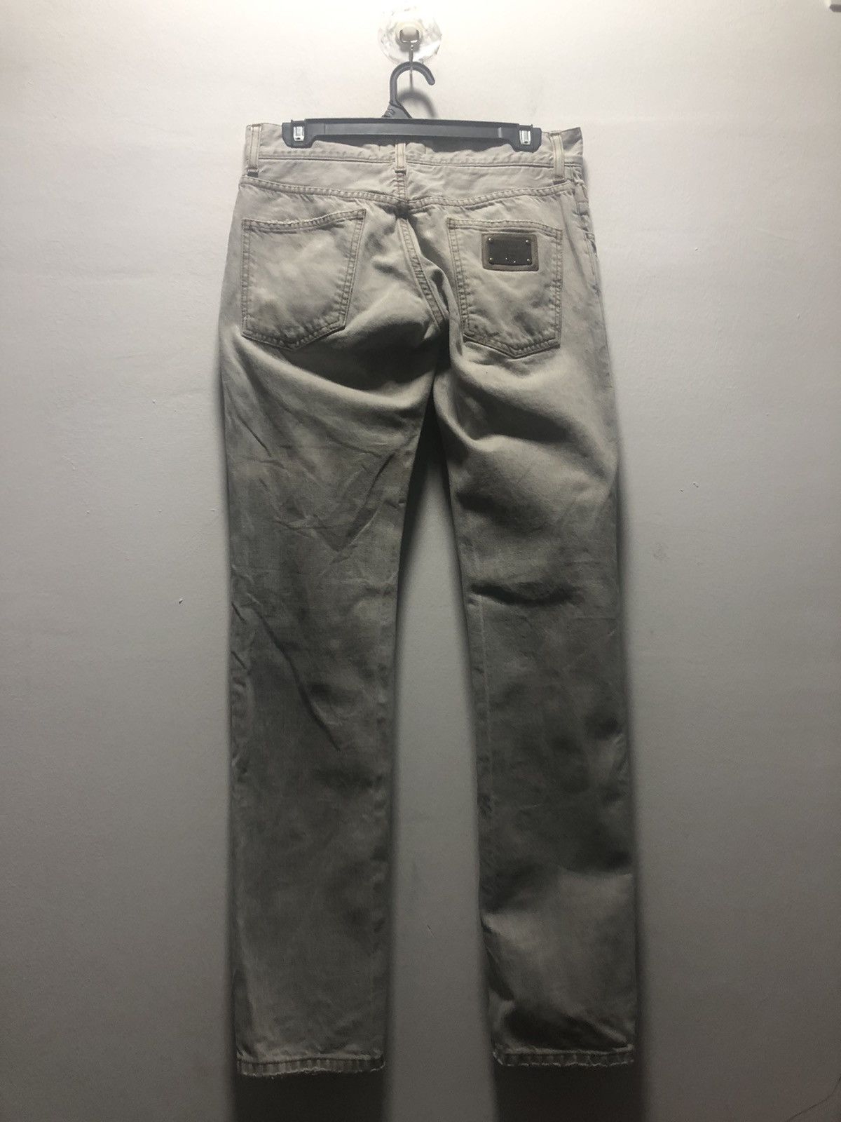 Dolce & Gabbana Vintage DOLCE & GABBANA Denim Pants Distressed Metal Logo Size US 31 - 2 Thumbnail