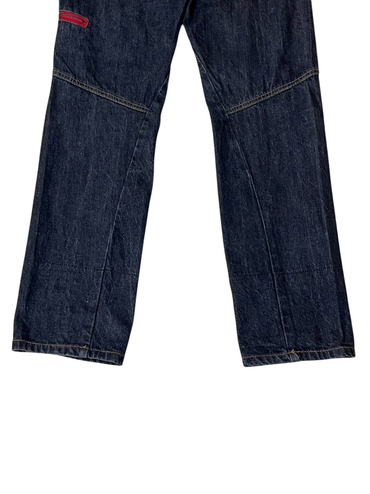 Le Grande Bleu (L.G.B.) SICK🔥JAPANESE BRAND "NYLAUS JEANS" DOUBLE WAIST JEANS/DENIM Size US 28 / EU 44 - 9 Thumbnail