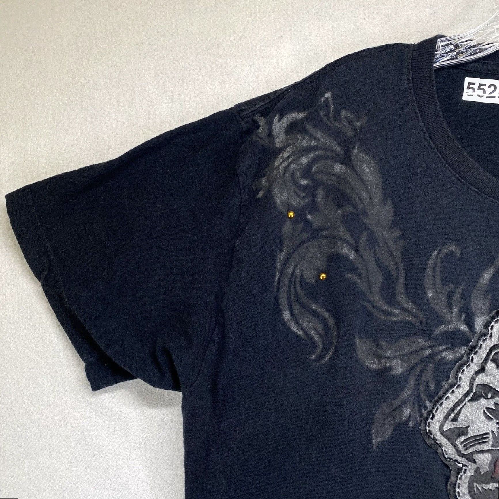 Enyce VINTAGE ENYCE T-Shirt Men 2XL Black Graphic Print Diddy 90s Hip Hop Slim Crew Neck Mens Size US XXL / EU 58 / 5 - 6 Thumbnail