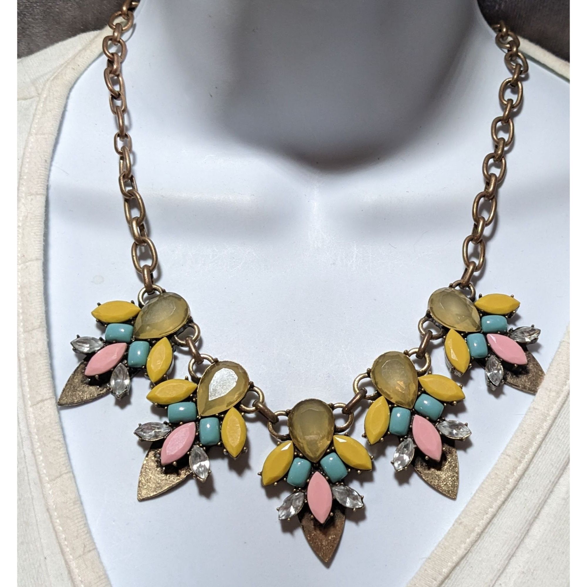Other 90s Glam Floral Gemmed Necklace Size ONE SIZE - 5 Thumbnail