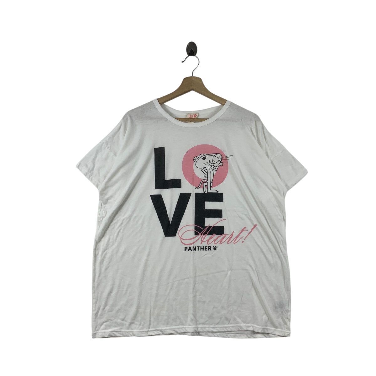 PINK PANTHER CARTOON Lover Heart 2019 Collection Tee Shirt