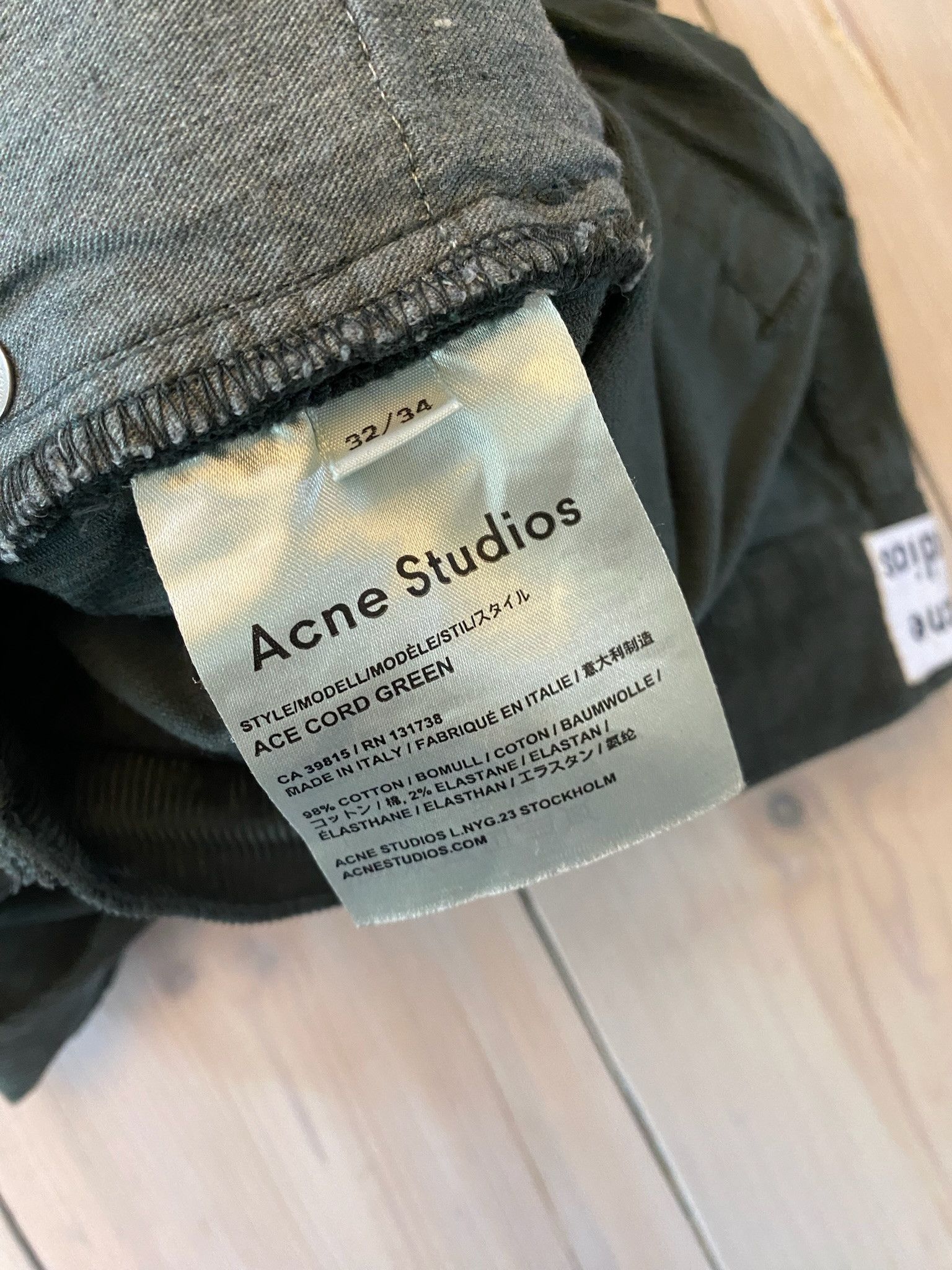 Acne Studios Acne Studios Chinos Size US 30 / EU 46 - 4 Thumbnail