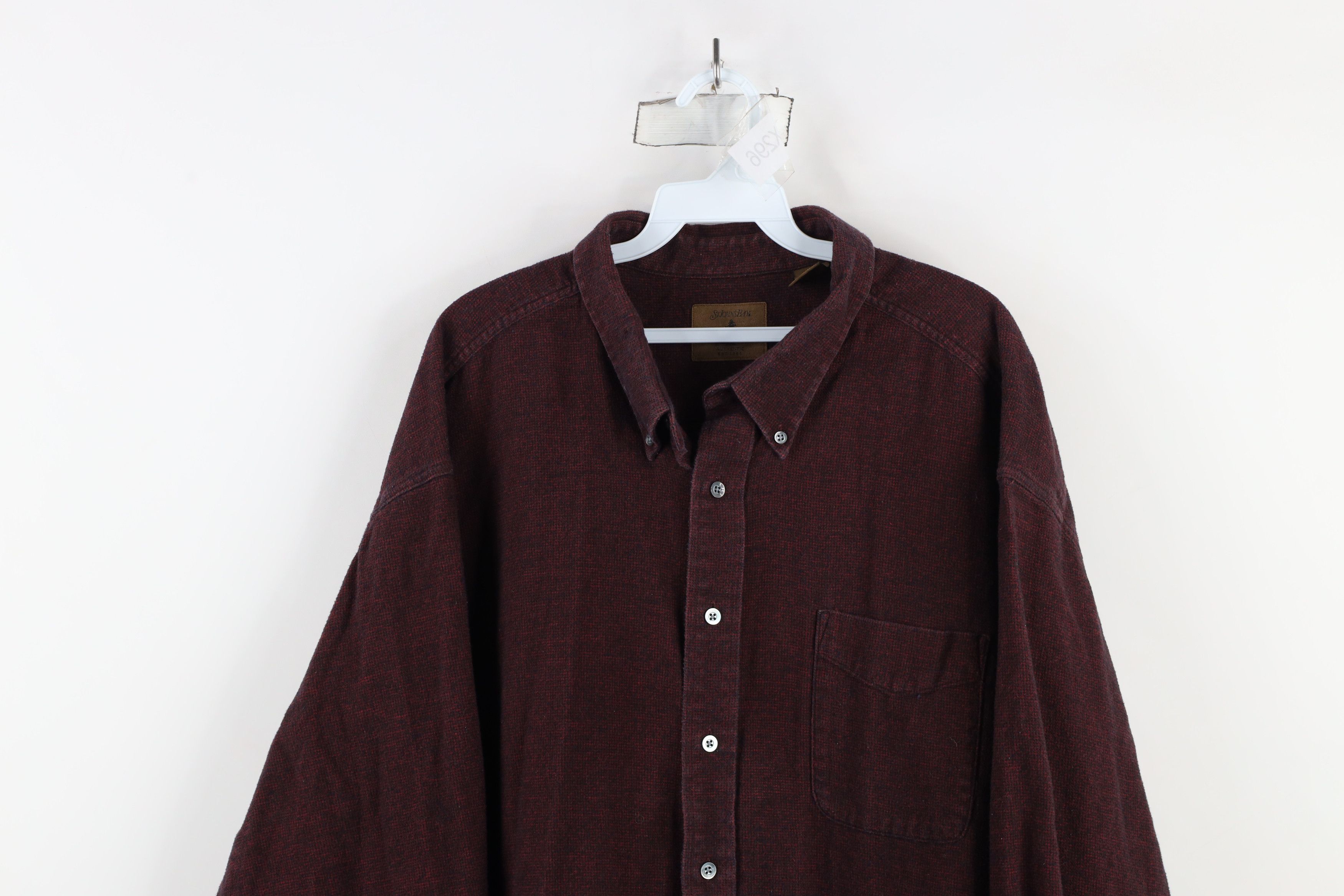 Vintage Vintage 90s Streetwear Collared Button Down Shirt Red Size US XXL / EU 58 / 5 - 2 Thumbnail