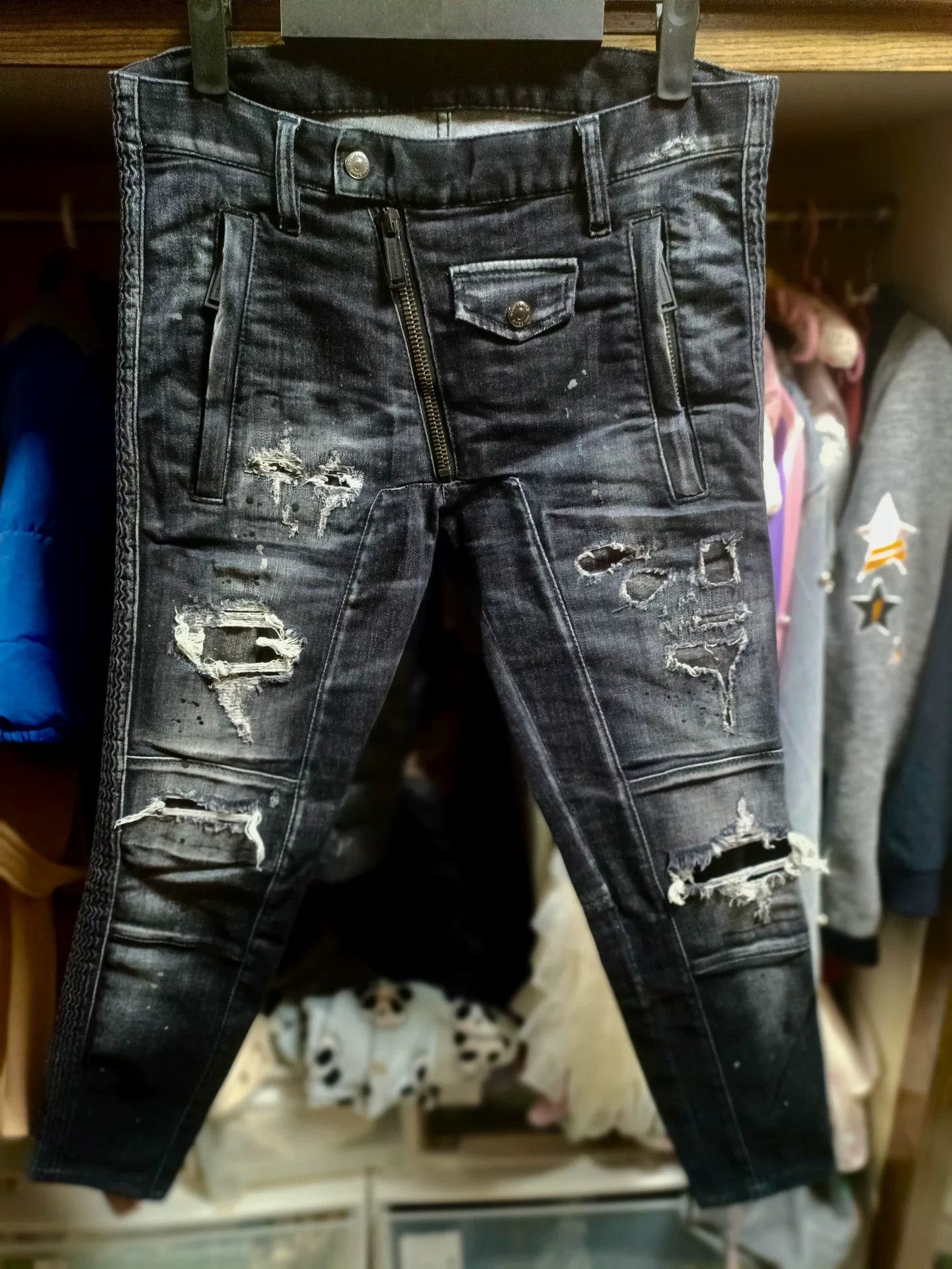 Dsquared2 Dsquared2 Twinky Biker Jeans Size US 30 / EU 46 - 1 Thumbnail