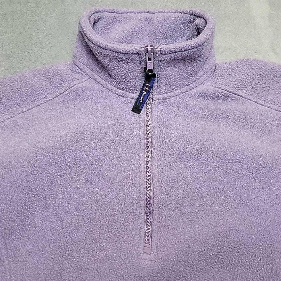 Vintage VINTAGE L.L.Bean Jacket Womens Small Purple 1/4 Zip Fleece Pullover Outdoors Made in USA Size S / US 4 / IT 40 - 3 Thumbnail