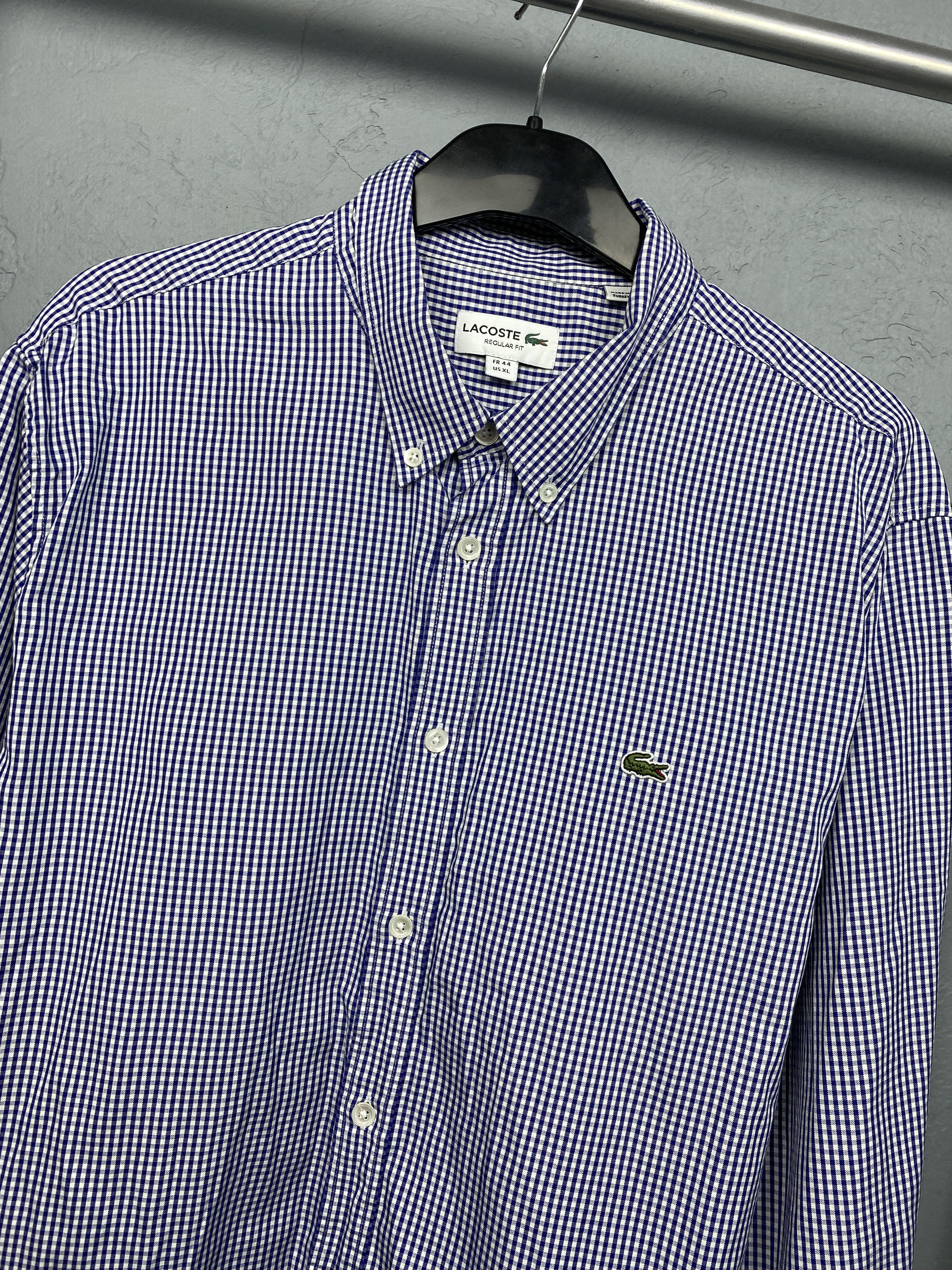 Lacoste Lacoste Vintage Mens Long Sleeve Shirt Size US XL / EU 56 / 4 - 2 Thumbnail