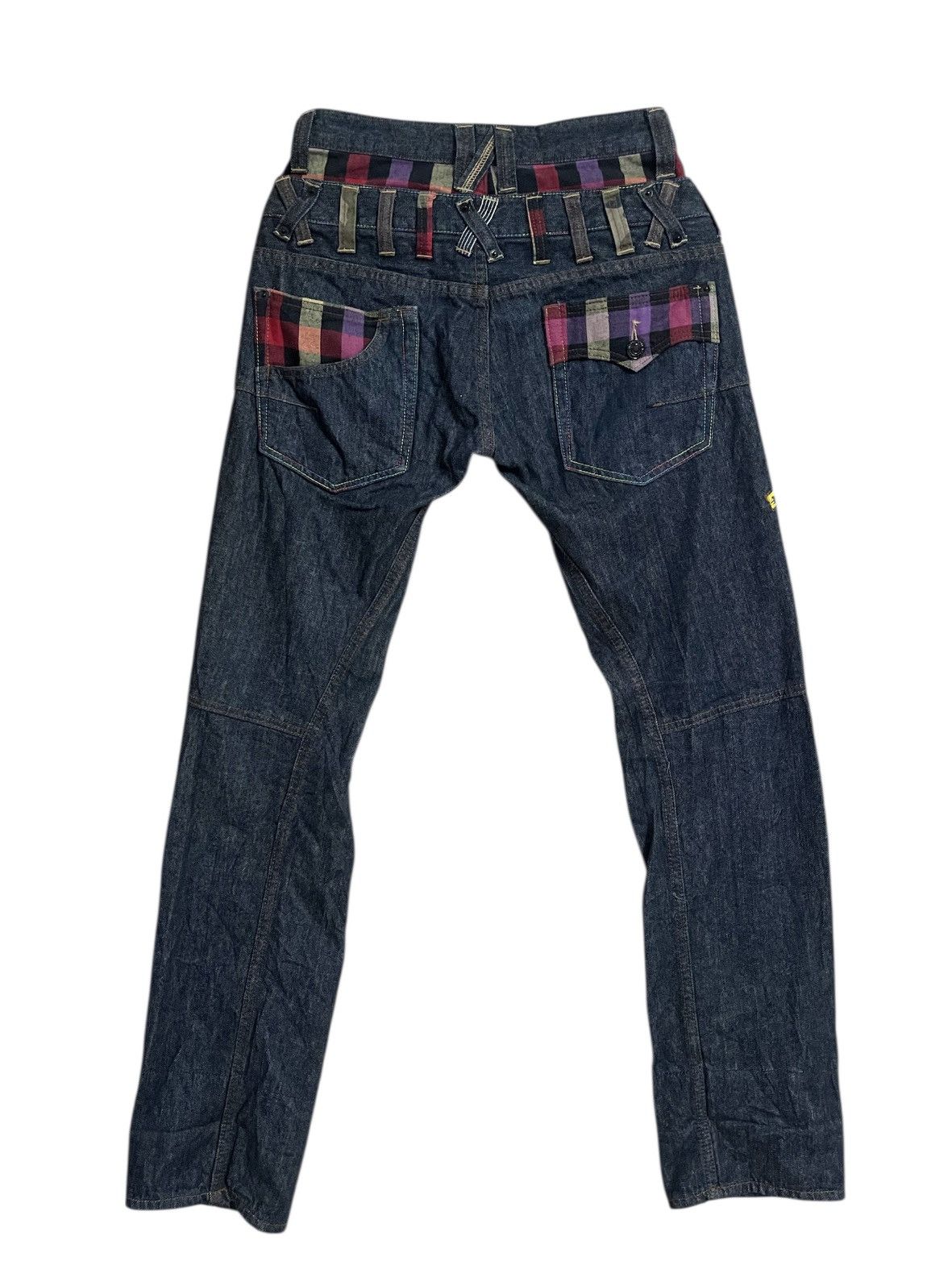 Japanese Brand Japan Handcrafted Denim Double Waist W48 L42.5 Streetwear Size US 28 / EU 44 - 9 Thumbnail