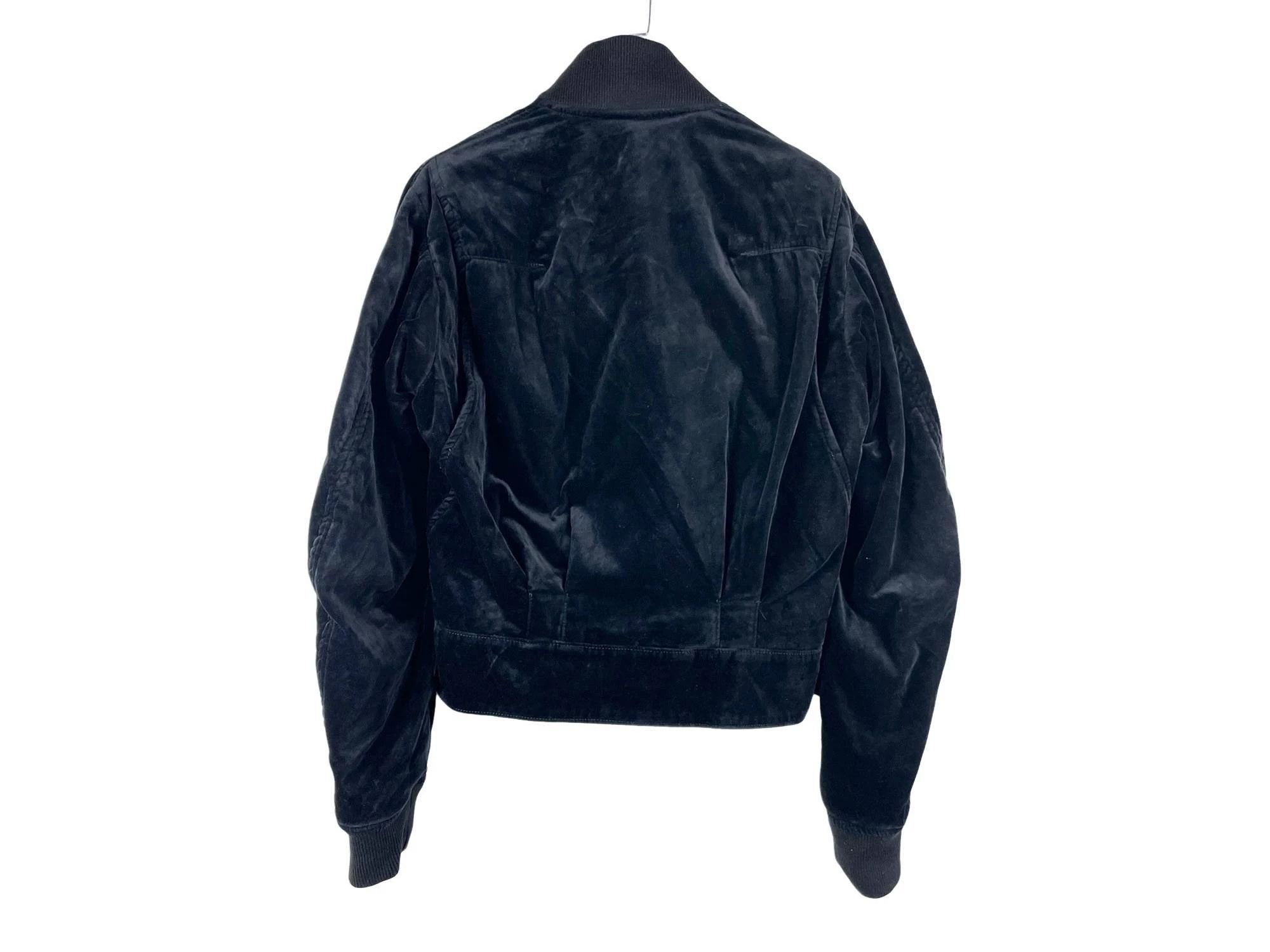 Haider Ackermann Haider Ackermann OG Velvet Bomber Jacket Black Size US M / EU 48-50 / 2 - 2 Thumbnail