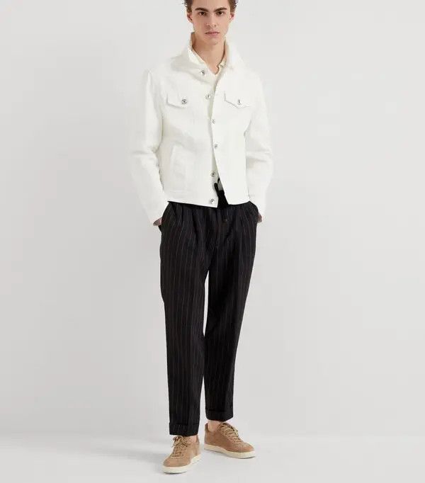 Brunello Cucinelli o1la1rc1a0425 Pants in Black Size US 32 / EU 48 - 4 Thumbnail