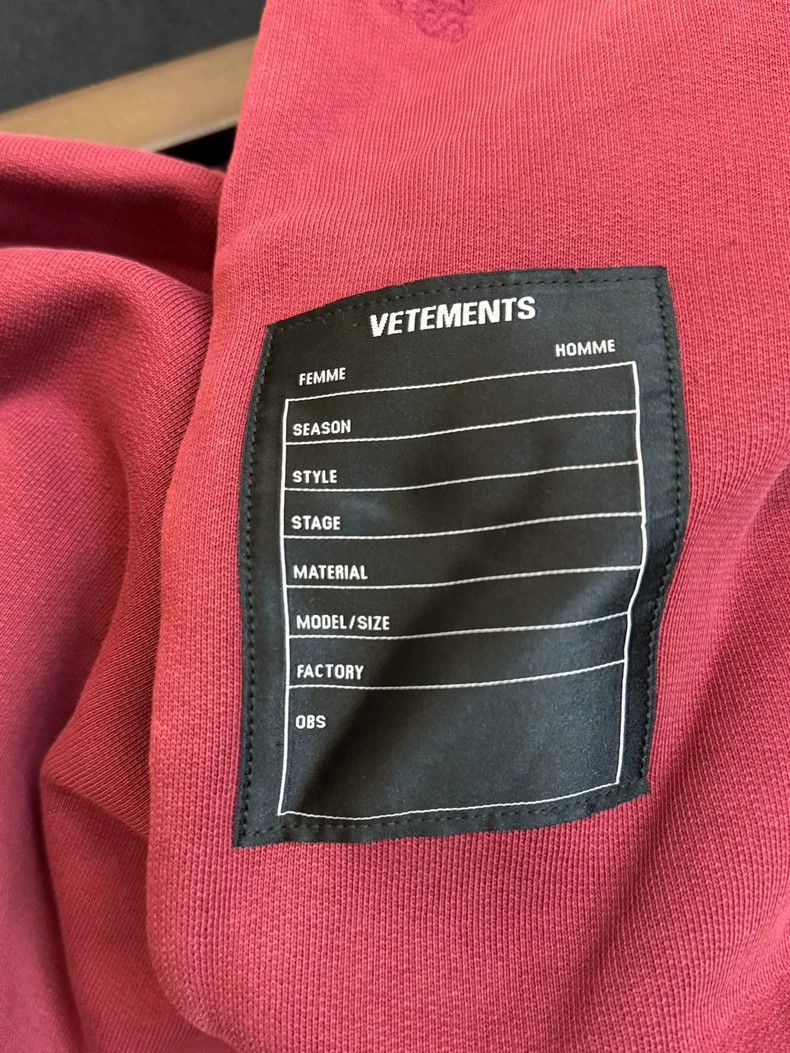 Vetements vetementshoodie 2503-Nextarrow Size US S / EU 44-46 / 1 - 9 Thumbnail