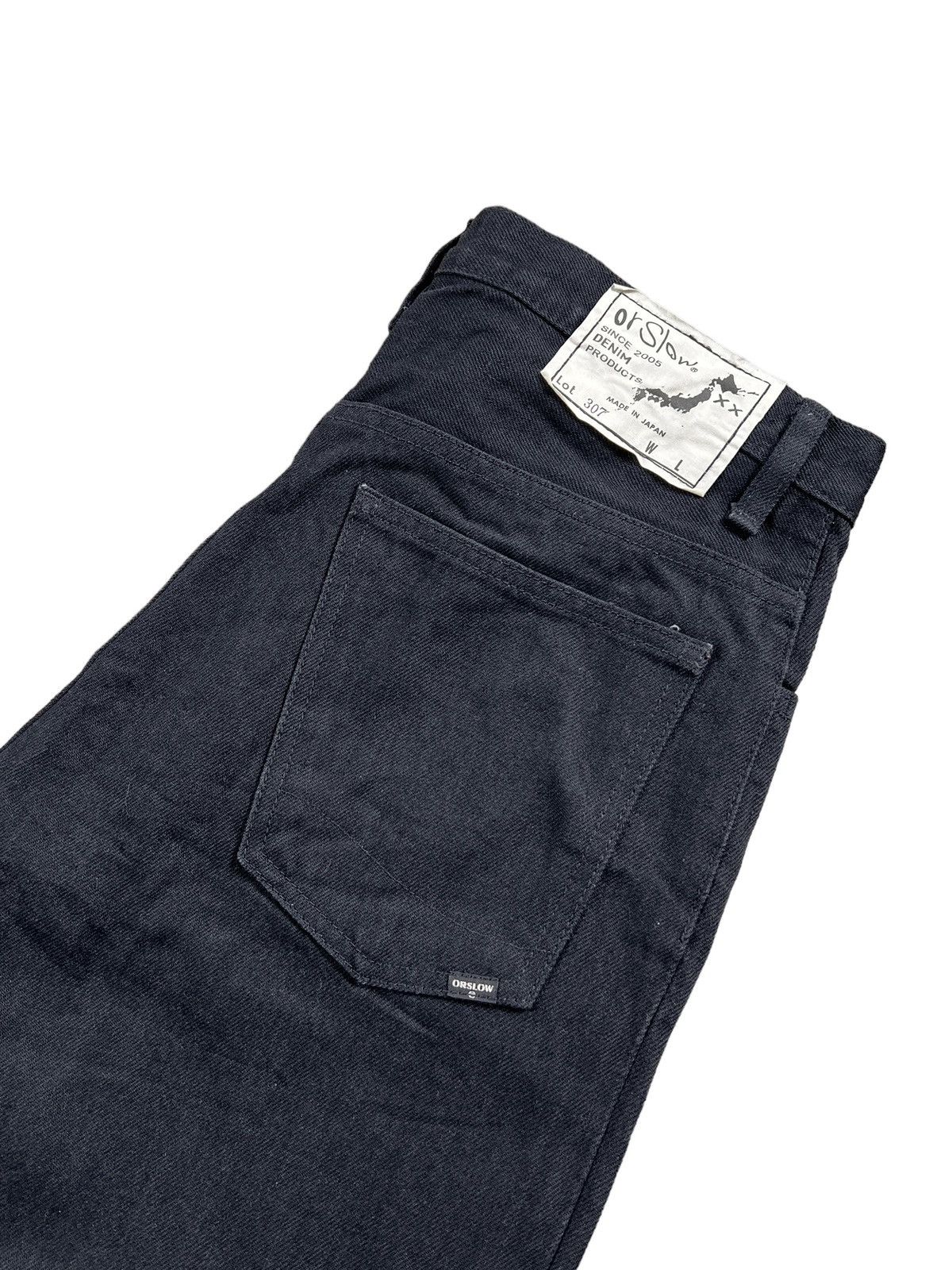 Orslow orSlow Super Black Slim Fit Jeans Size US 31 - 12 Thumbnail