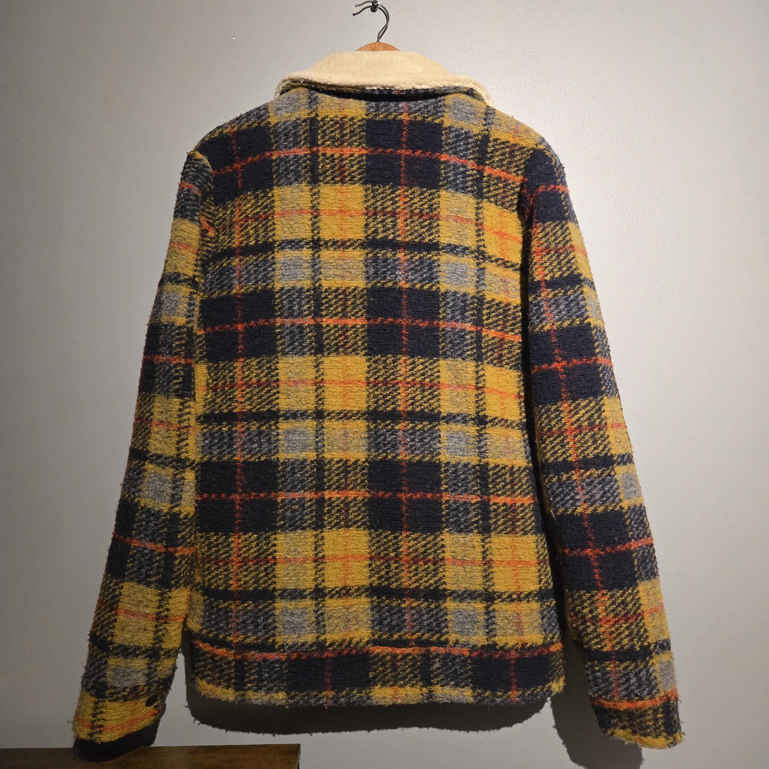 Scotch & Soda Rare NWT Scotch & Soda Plaid Sherpa Wool Trucker Jacket Size US L / EU 52-54 / 3 - 2 Thumbnail