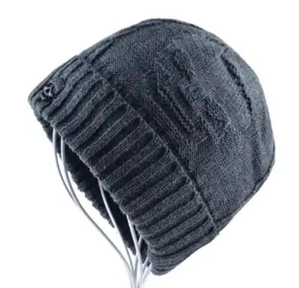 Japanese Brand Gray Color Skull Bennie Hat Size ONE SIZE - 2 Thumbnail