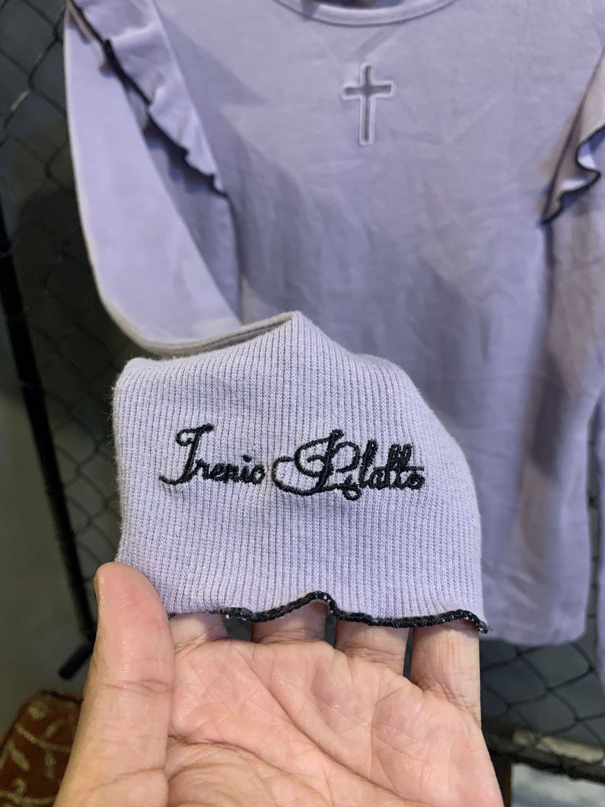 If Six Was Nine × Japanese Brand × Le Grande Bleu (L.G.B.) Pink Latte Cross Center Longsleeve Size M / US 6-8 / IT 42-44 - 4 Thumbnail